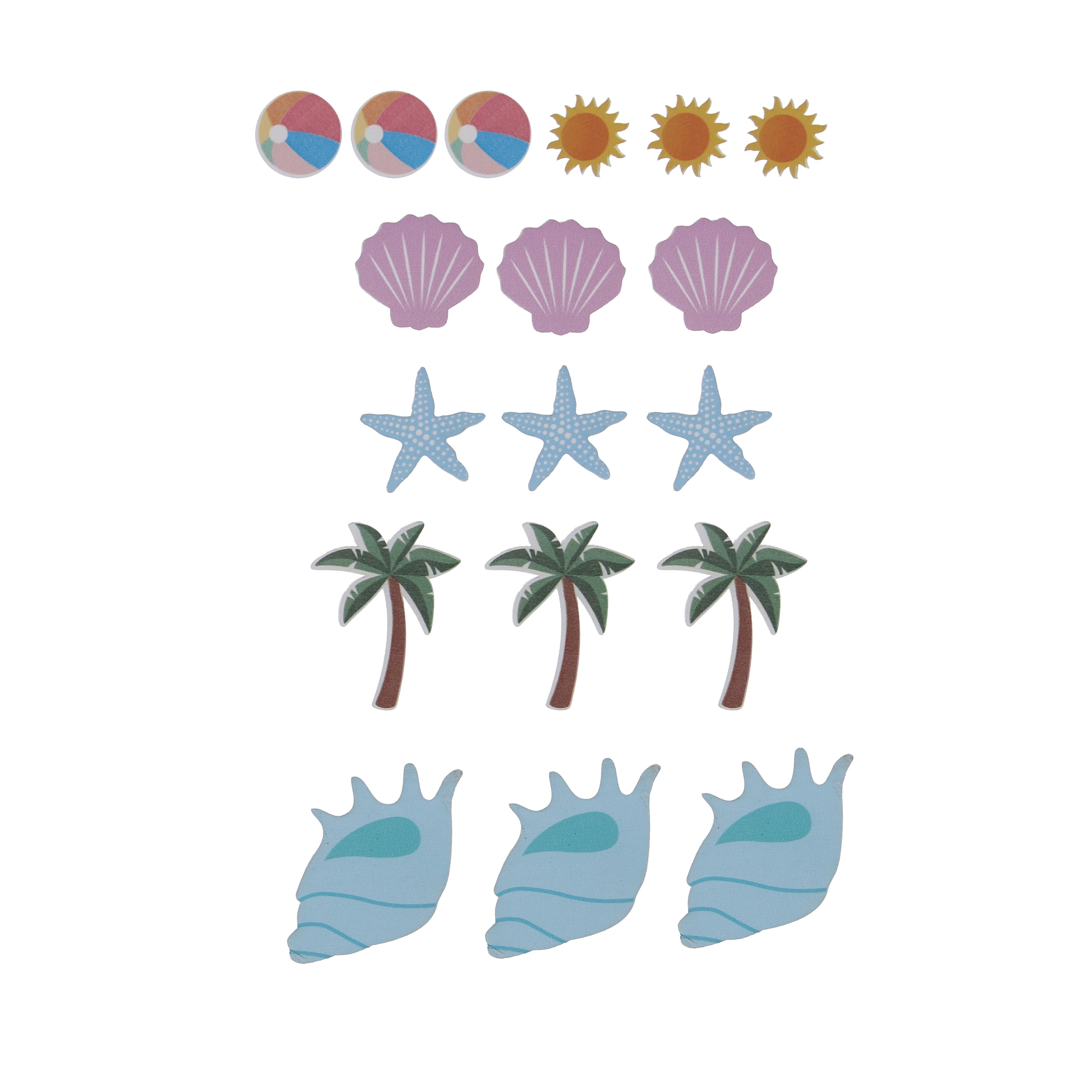 Beach Ball Finished Wood D&#xE9;cor Shapes by Make Market&#xAE;