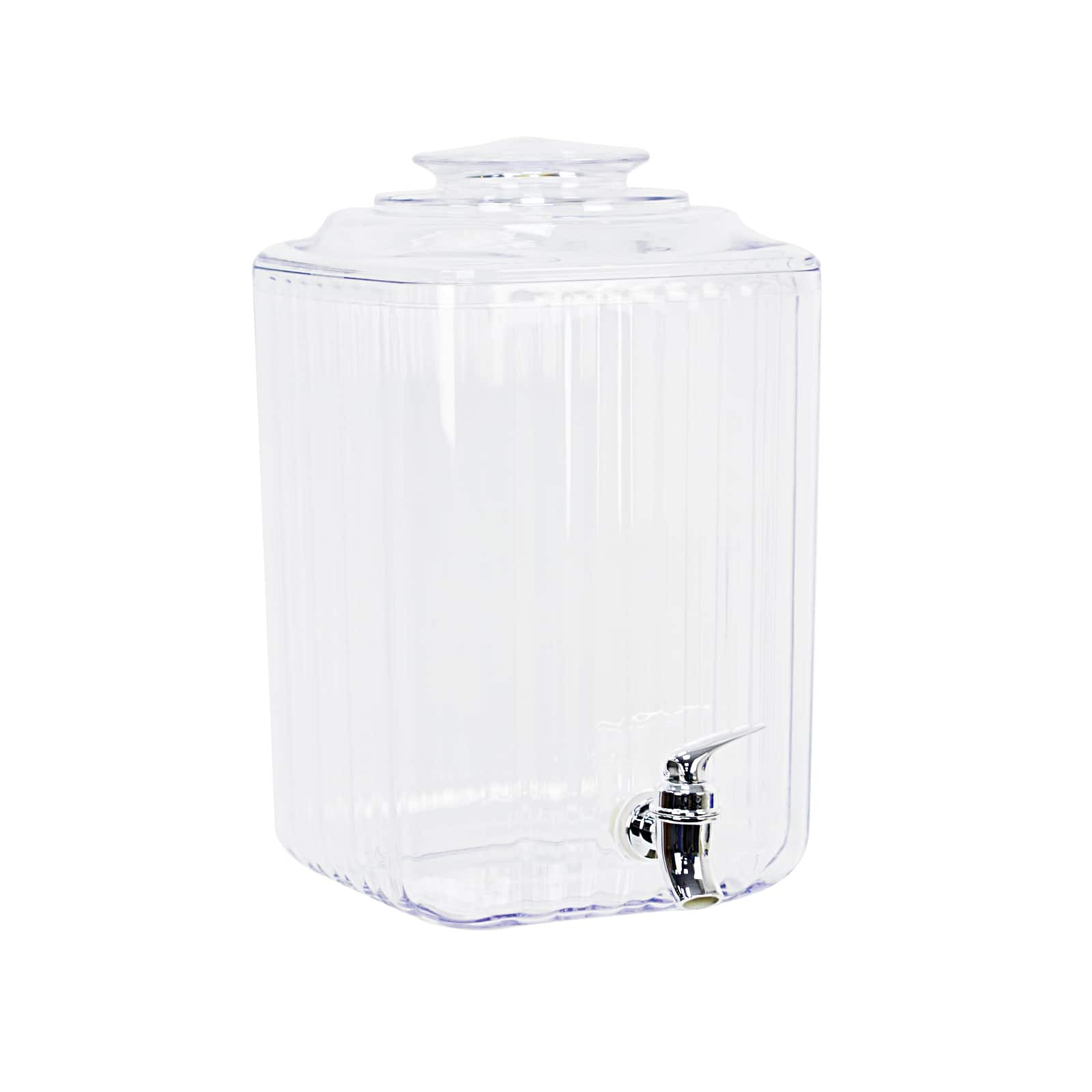 Clear Plastic Divided Drink Dispenser