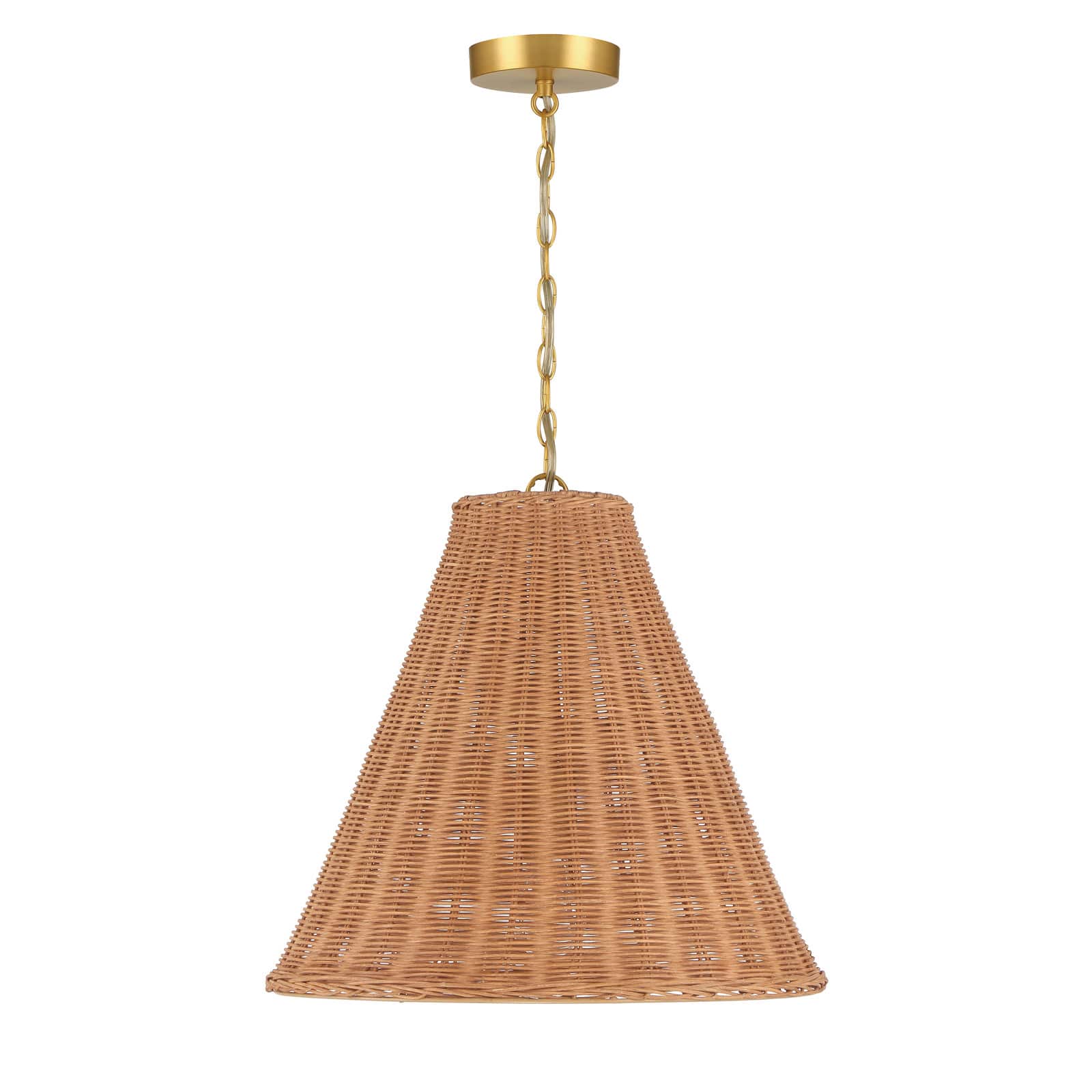 Hello Honey&#xAE; Rattan Taper Pendant Light