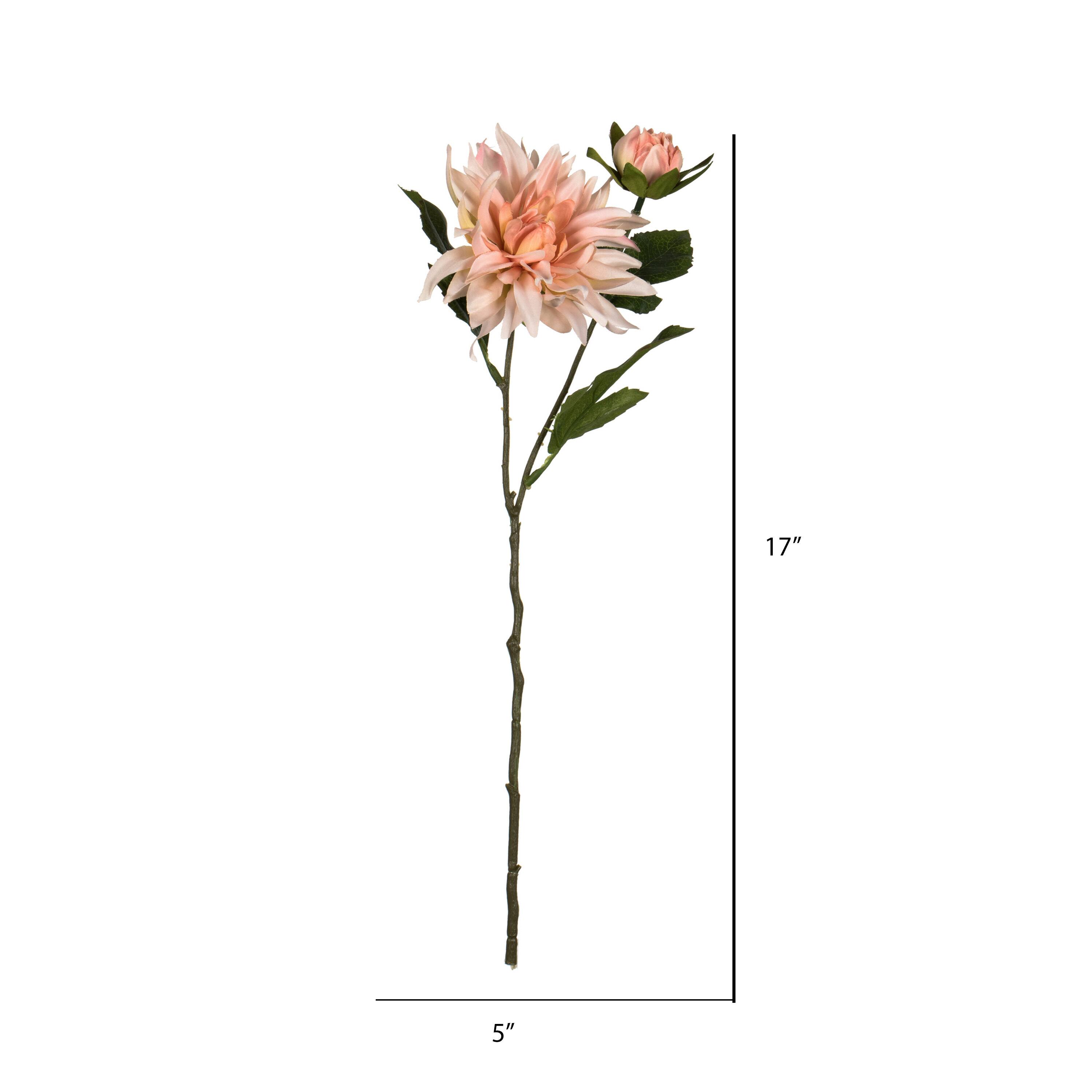 6 Pack: Peach Dahlia Spray
