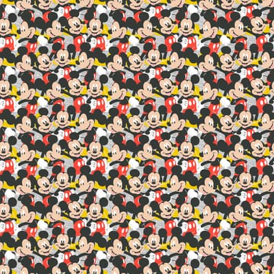 Disney® Mickey Mouse Packed Style Cotton Fabric | Michaels