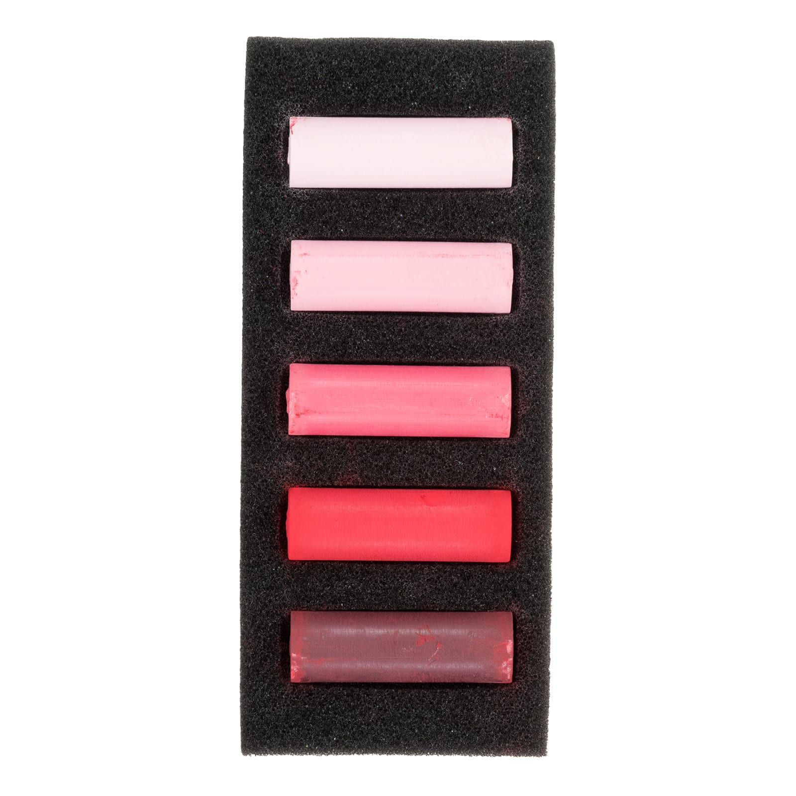 Rembrandt 5 Color Cool Reds Half Stick Soft Pastel Set