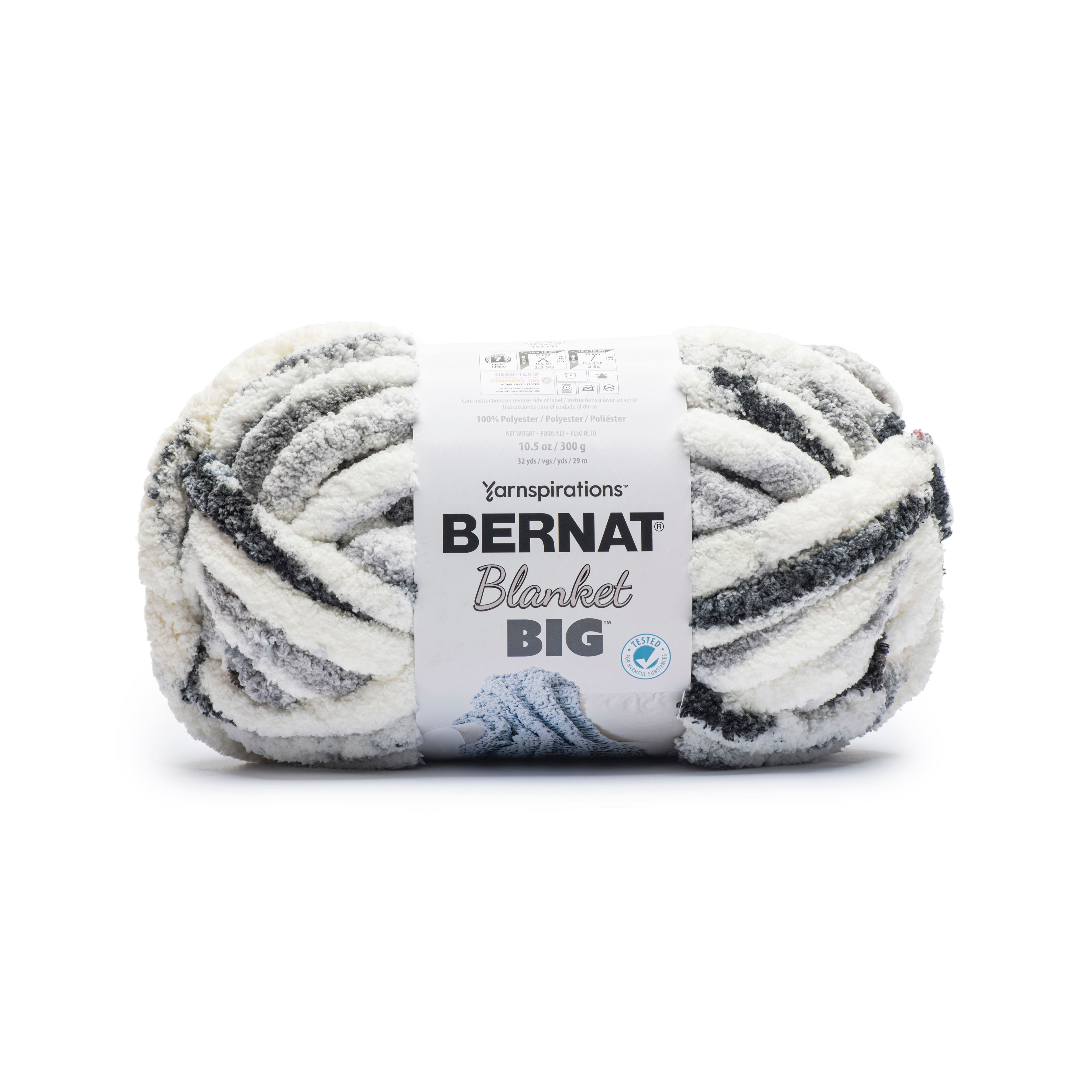 Bernat Blanket Big Yarn Jumbo #7 Gauge Polyester Brazil