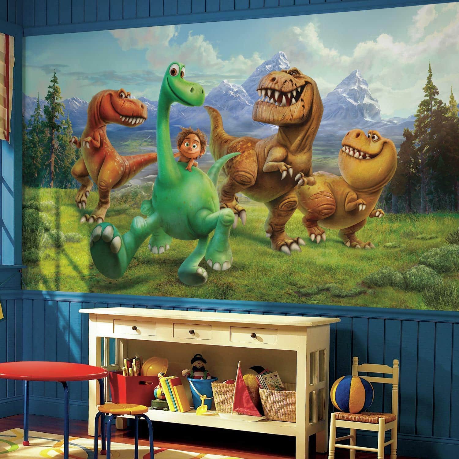 RoomMates The Good Dinosaur XL Chair Rail Prepasted Mural