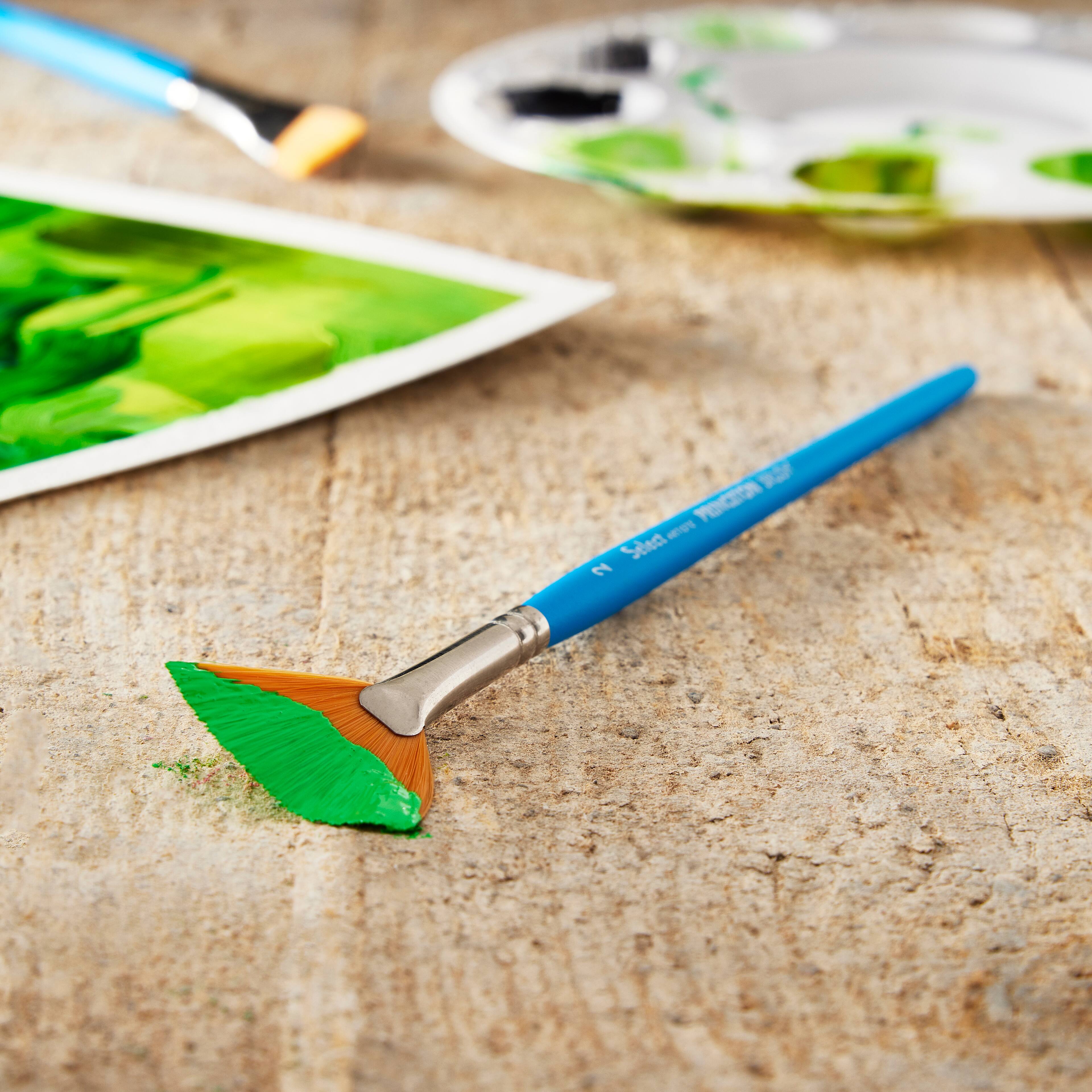 12 Pack: Princeton™ Select™ Artiste Series 3750 Short Handle Fan Brush