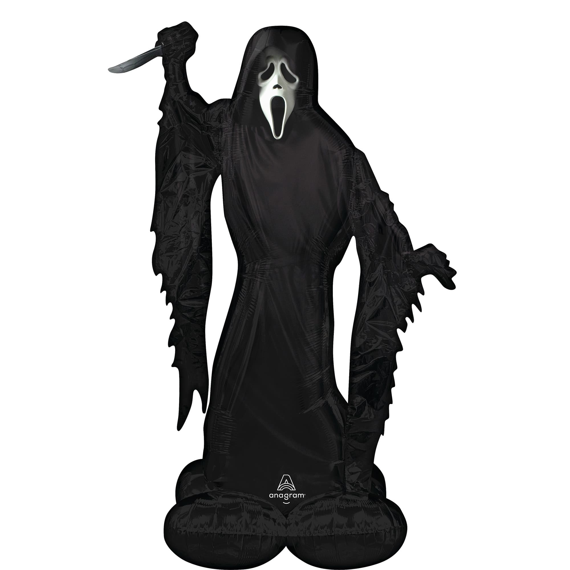 64&#x22; AirLoonz&#xAE; Ghost Face Foil Balloon