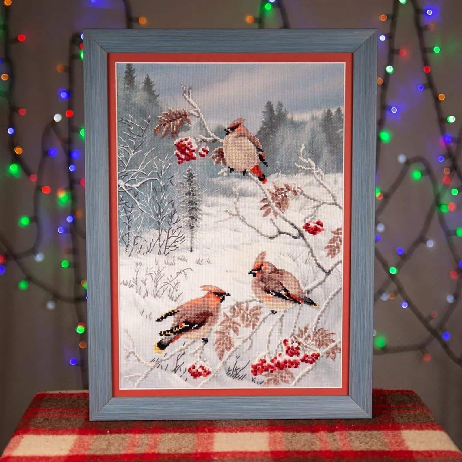 Crystal Art Winter Treat Embellished Stitch Kit