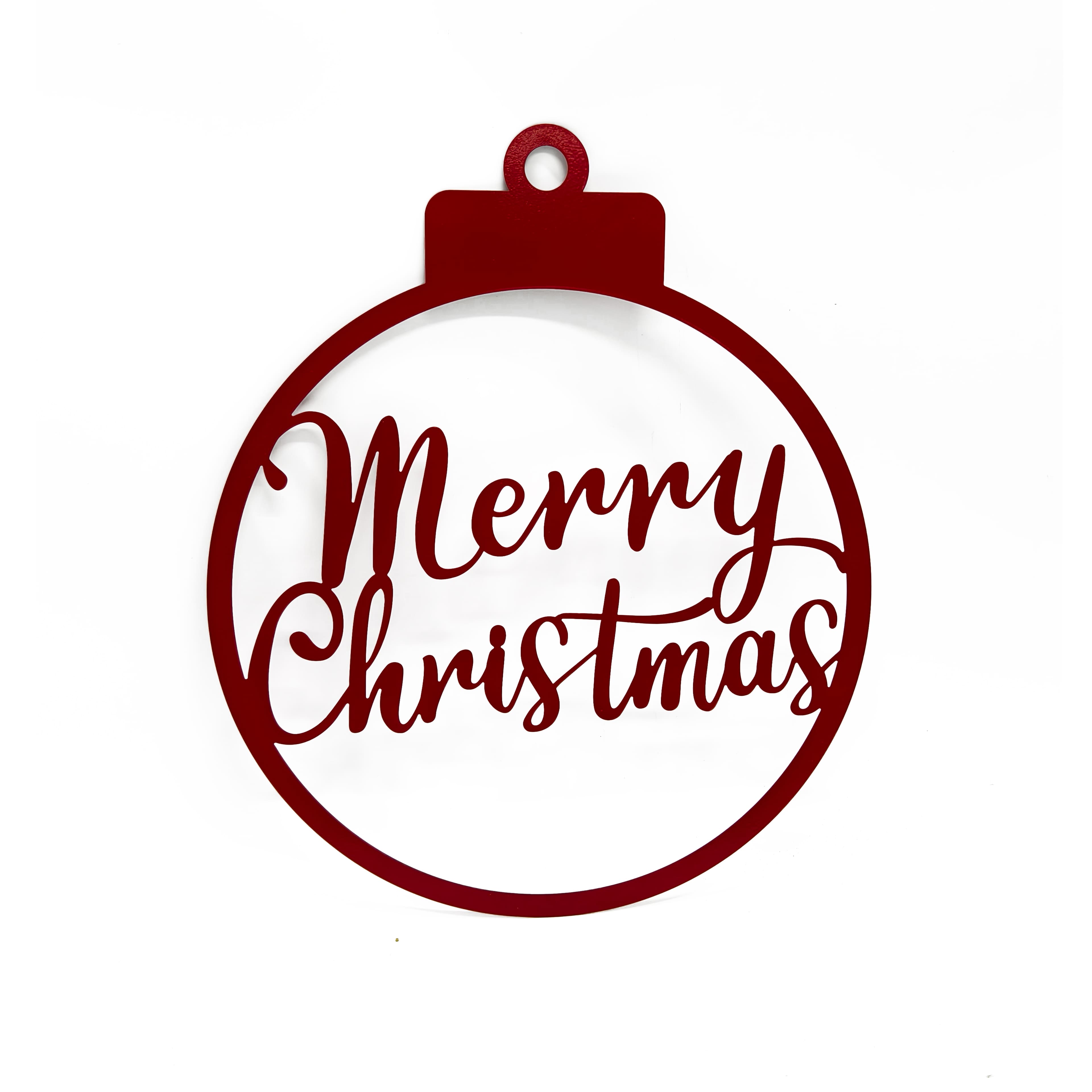 19&#x22; Red Merry Christmas Ornament Wall Sign by Ashland&#xAE;