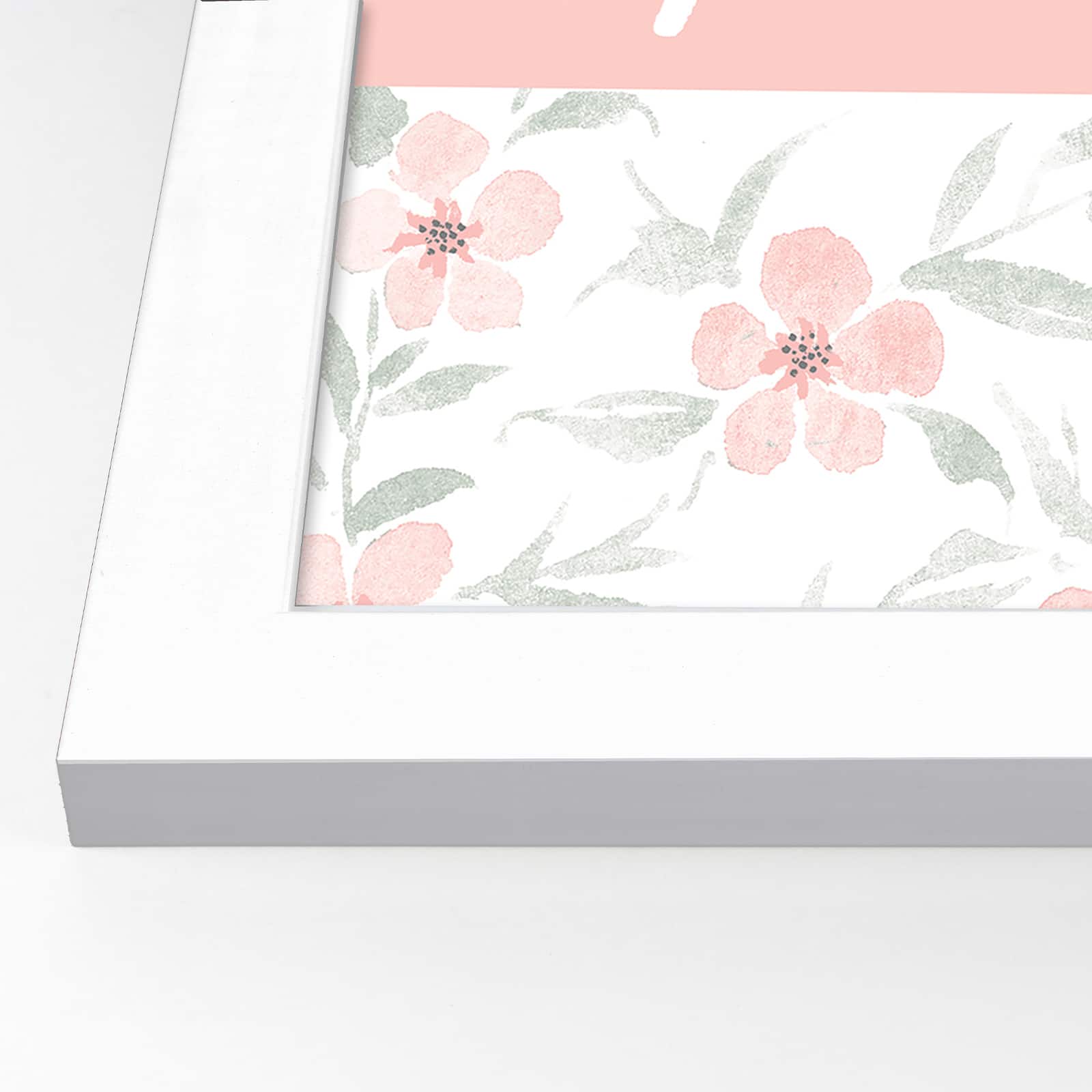 16&#x22; x 20&#x22; Forever Valentine Floral White Framed Print Wall Art