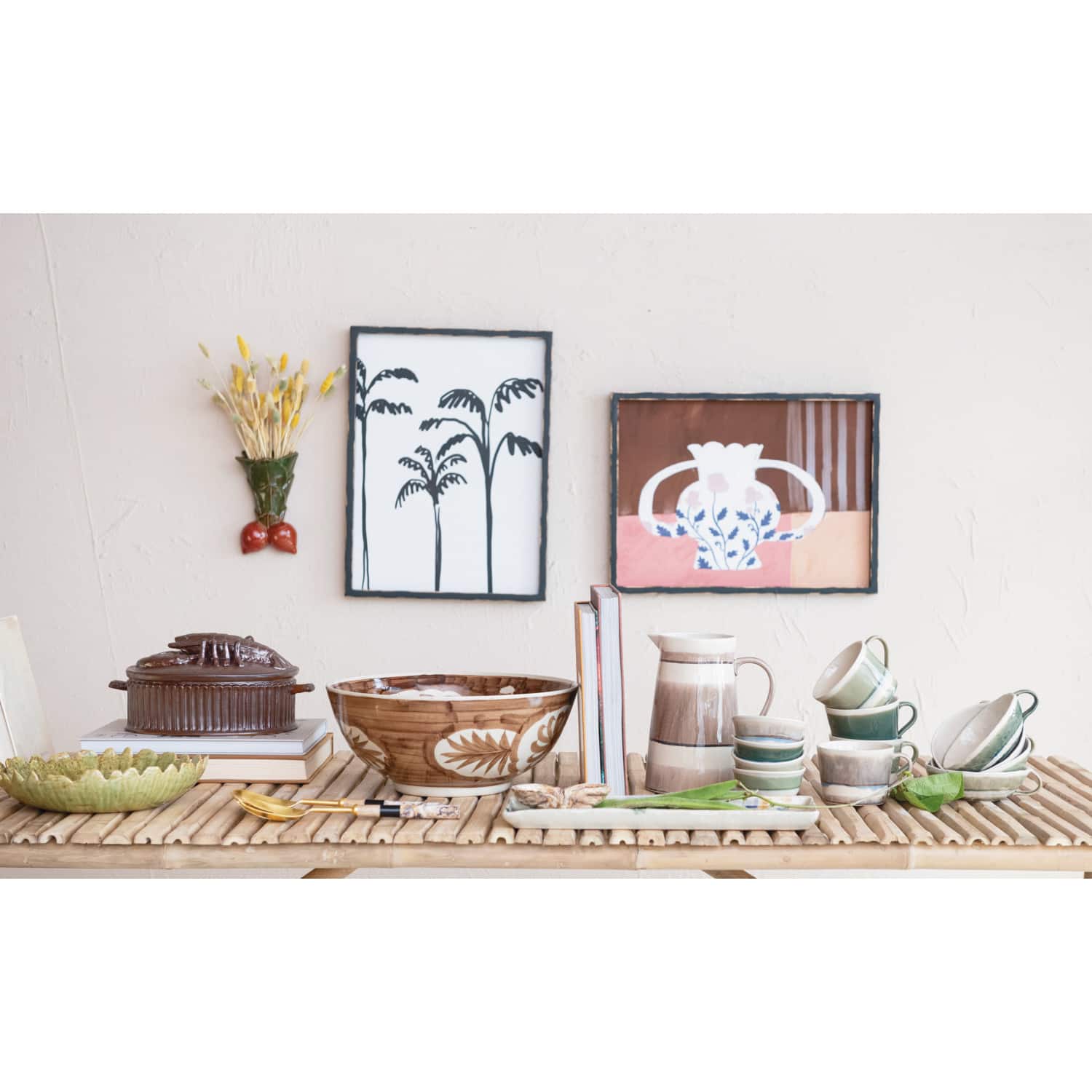 Hello Honey&#xAE; 1.75&#x22; Multicolor Stoneware Mug Set