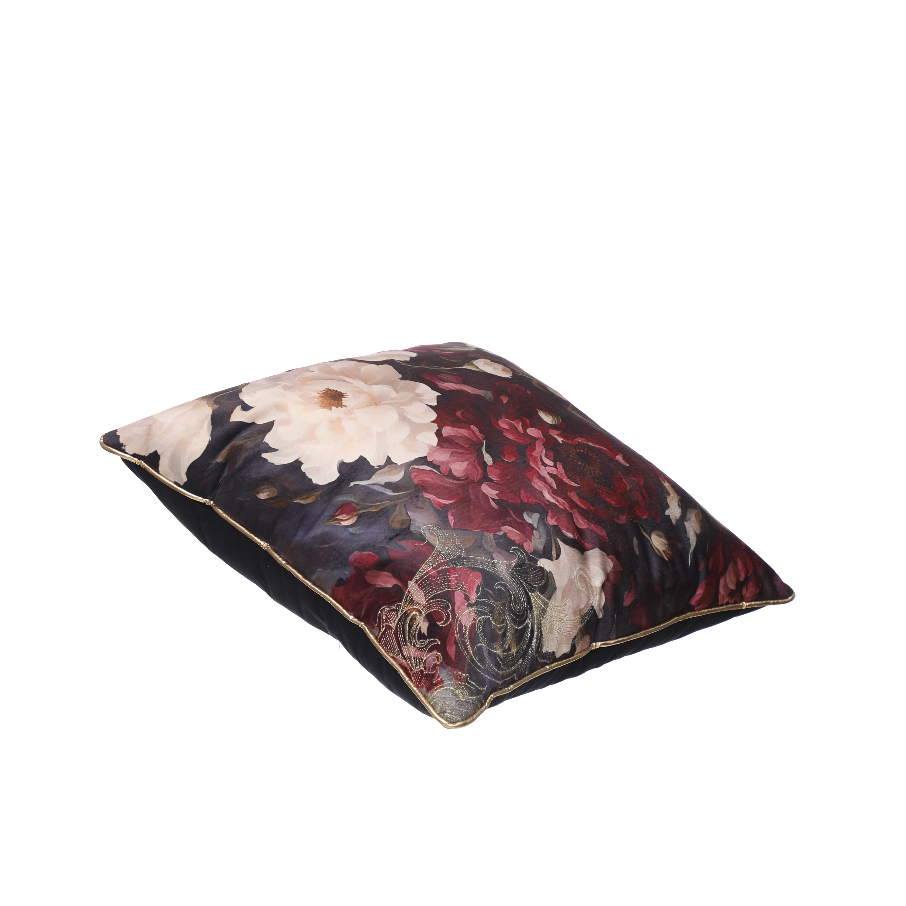 17&#x22; Red, Cream &#x26; Black Accent Pillow by Ashland&#xAE;