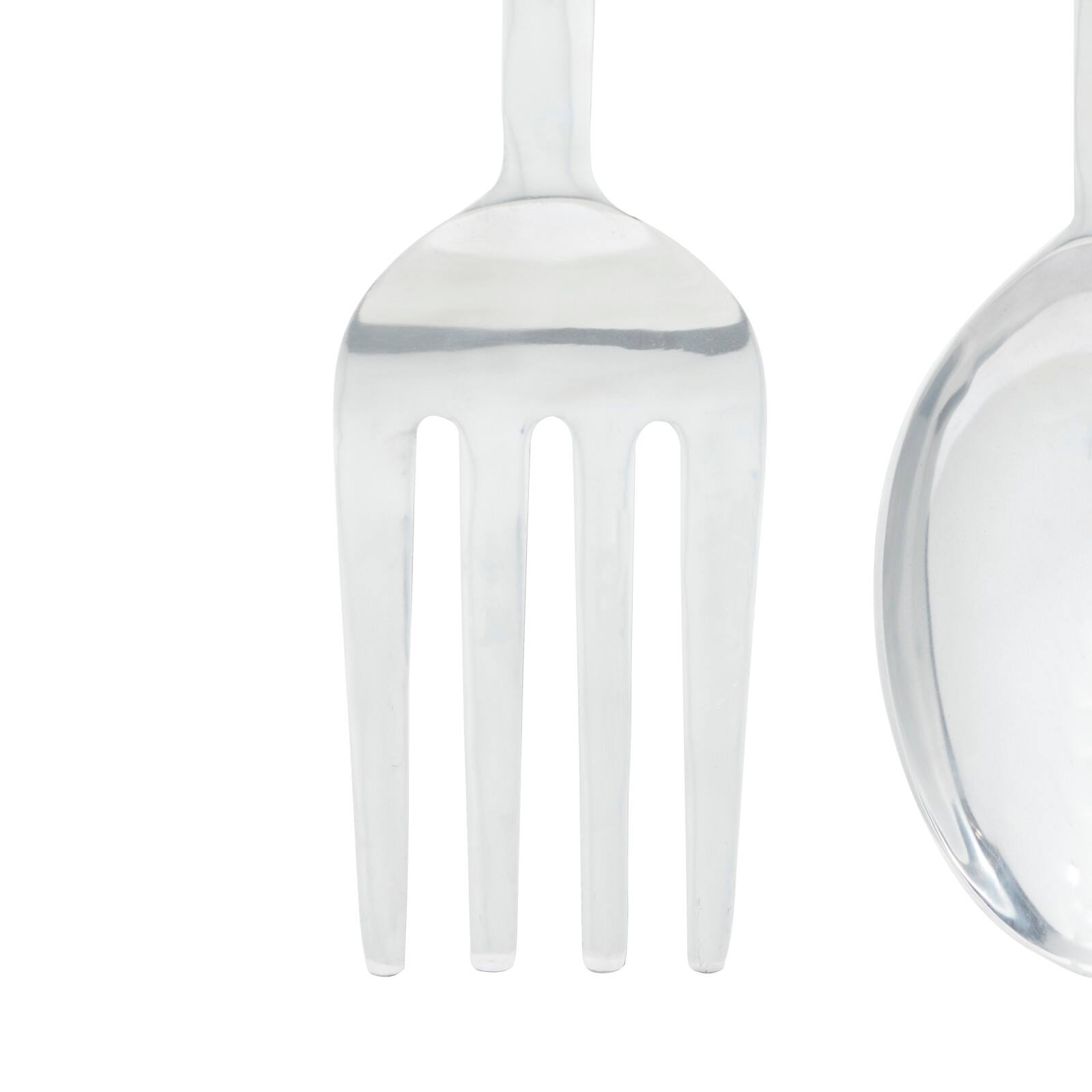 Wood & Aluminum Utensil Wall Décor Set