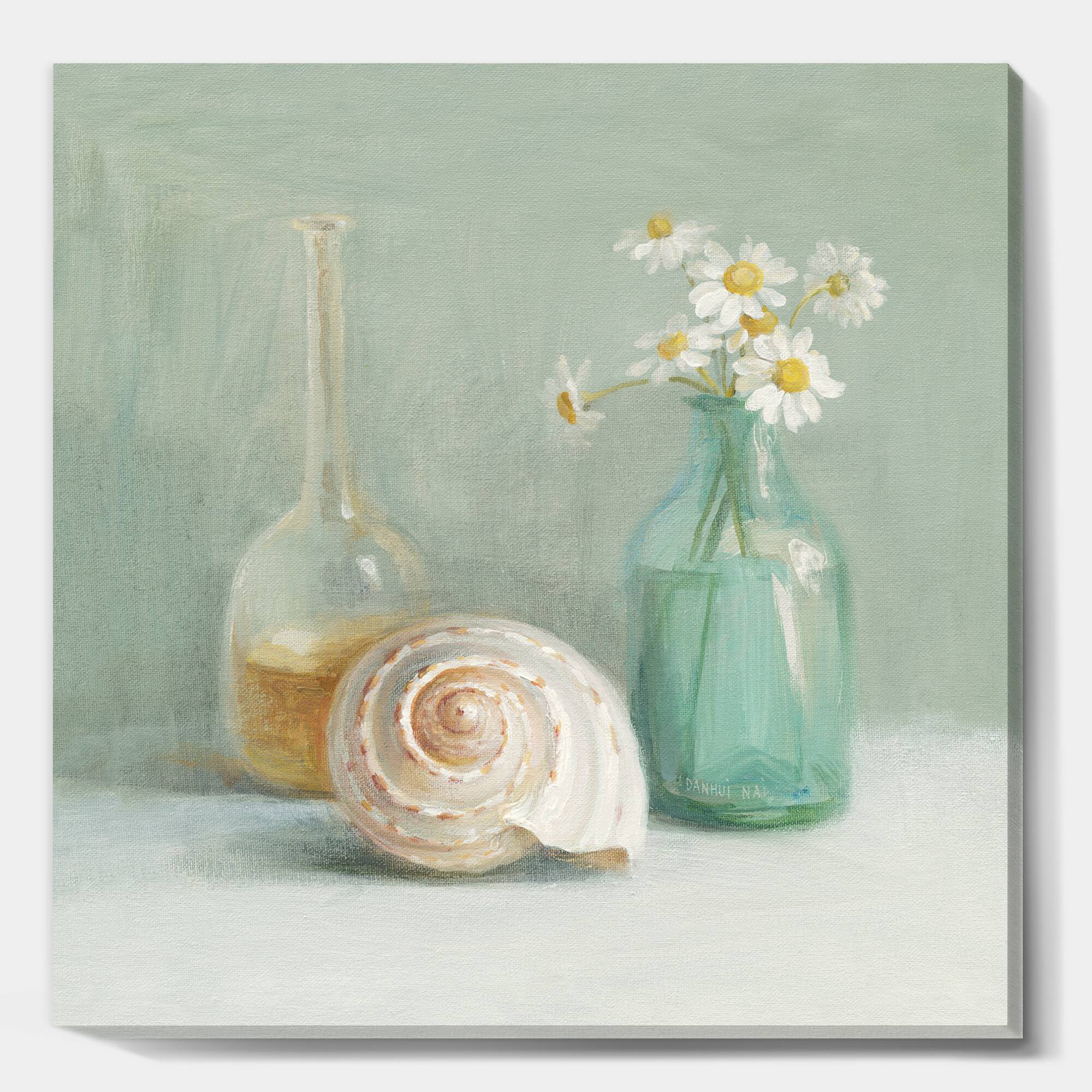 Designart - Pastel Bath III - Nautical & Beach Canvas Art