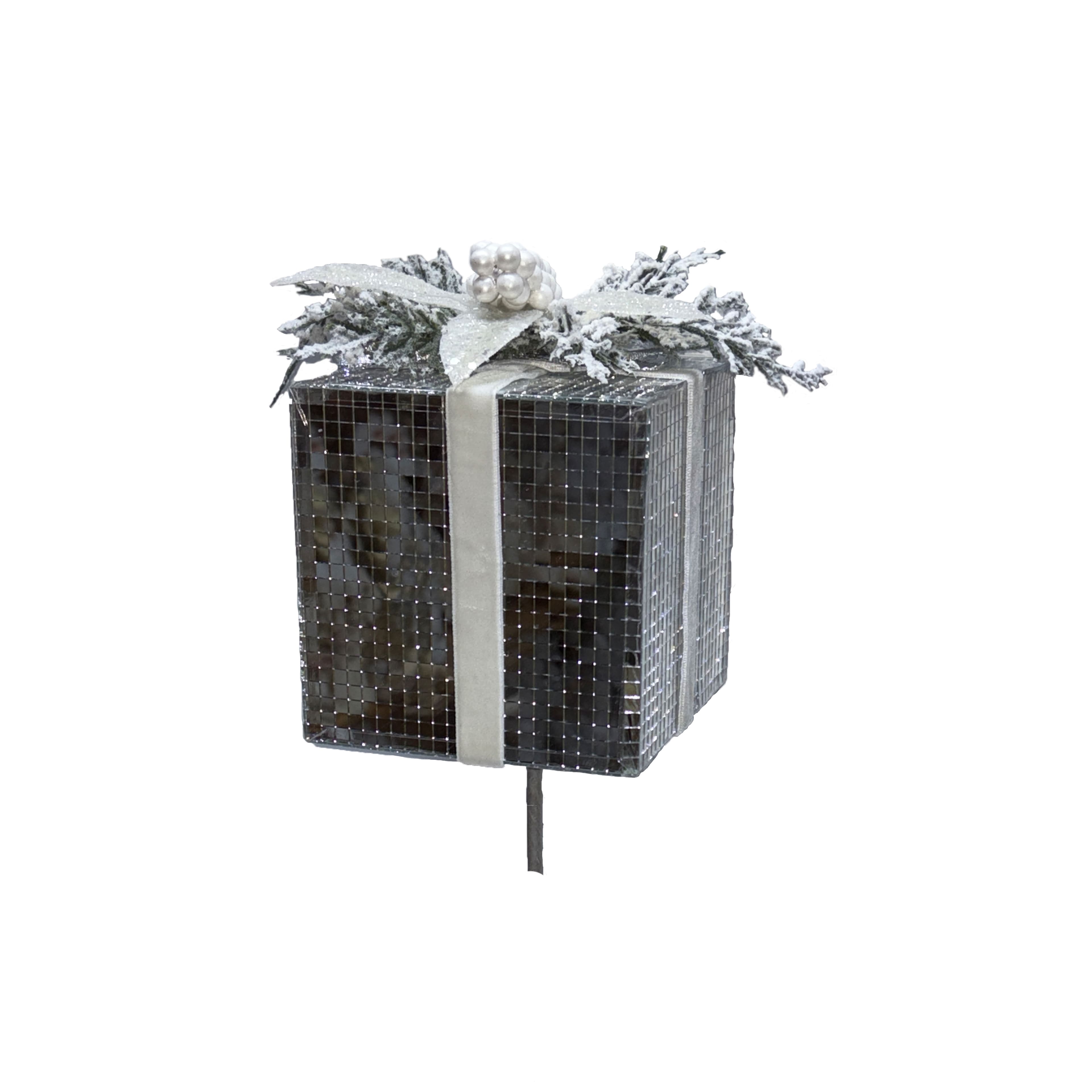 24&#x22; Silver Disco Gift Stem by Ashland&#xAE;