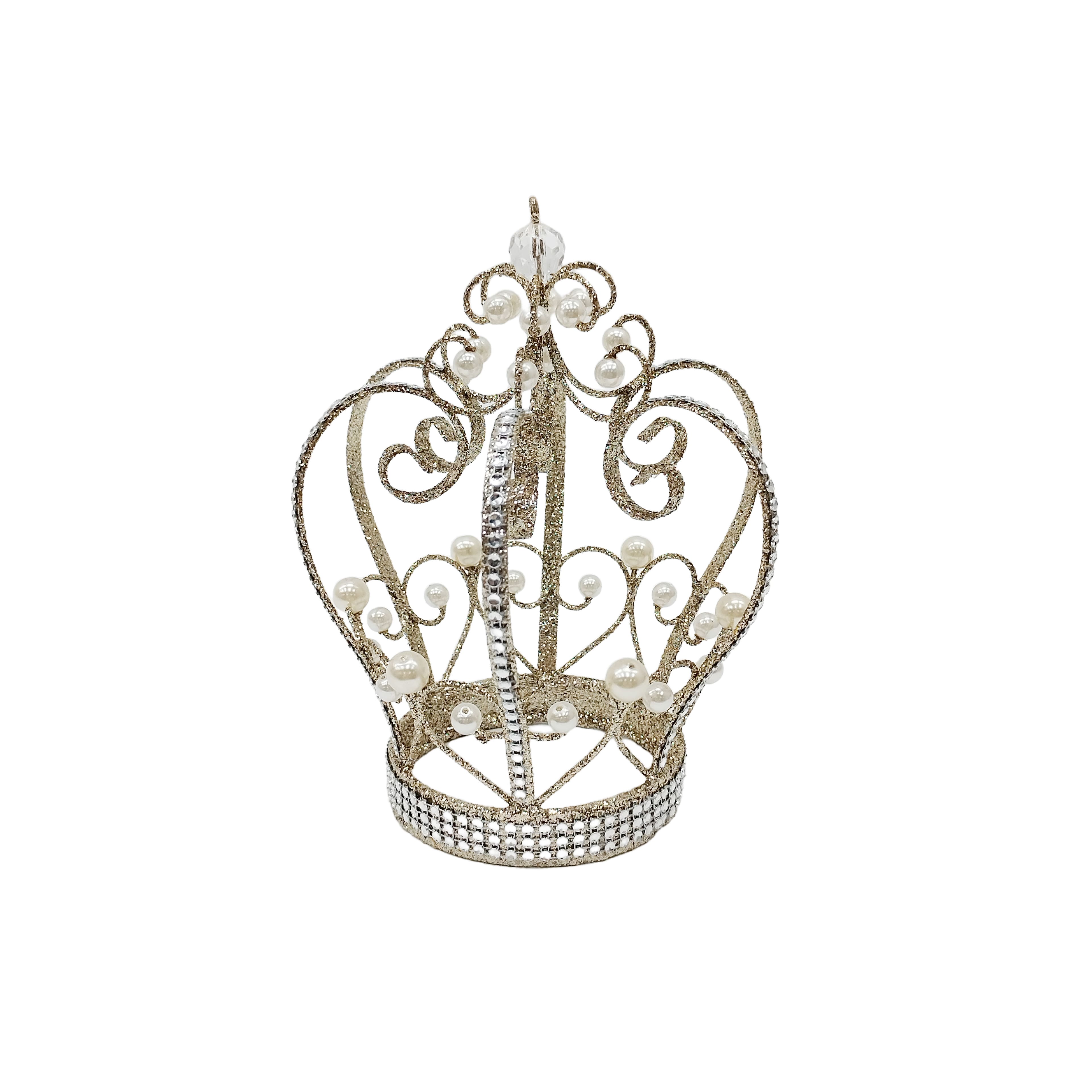 8&#x22; Jeweled Wire Crown Tabletop D&#xE9;cor by Ashland&#xAE;