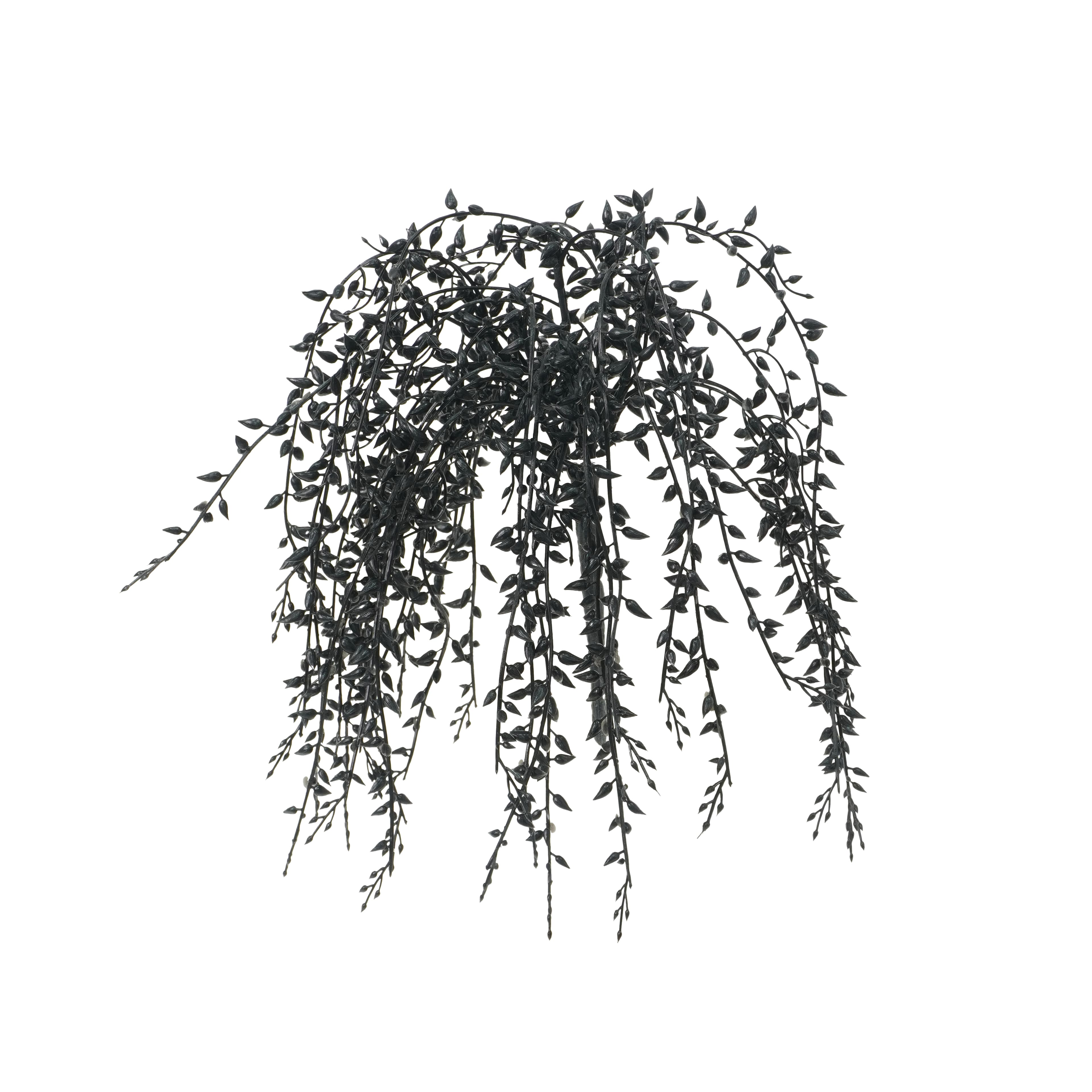 15" Black Hanging Leaves Pick by Ashland®