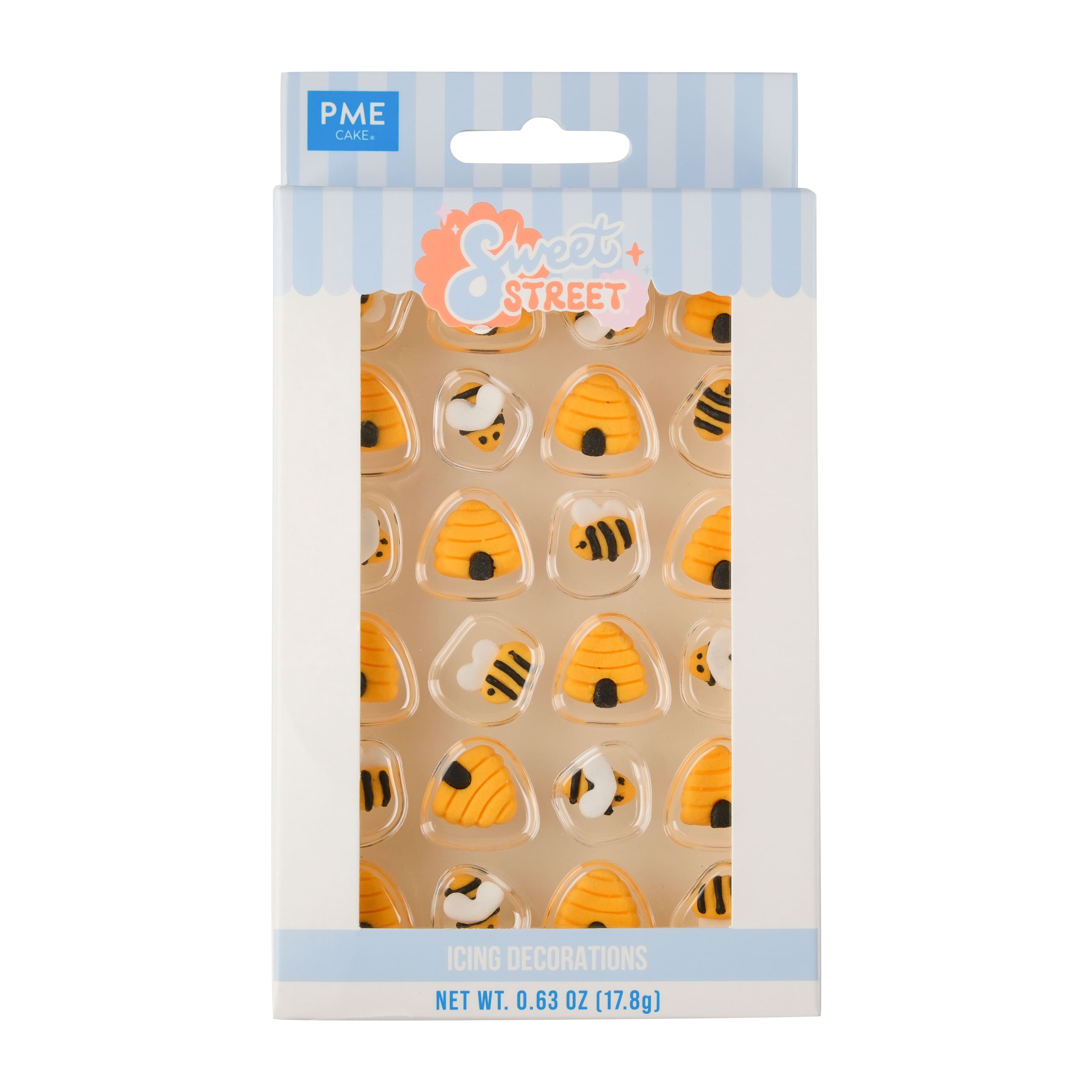PME Cake Sweet Street&#xAE; Bees &#x26; Beehives Icing Decorations