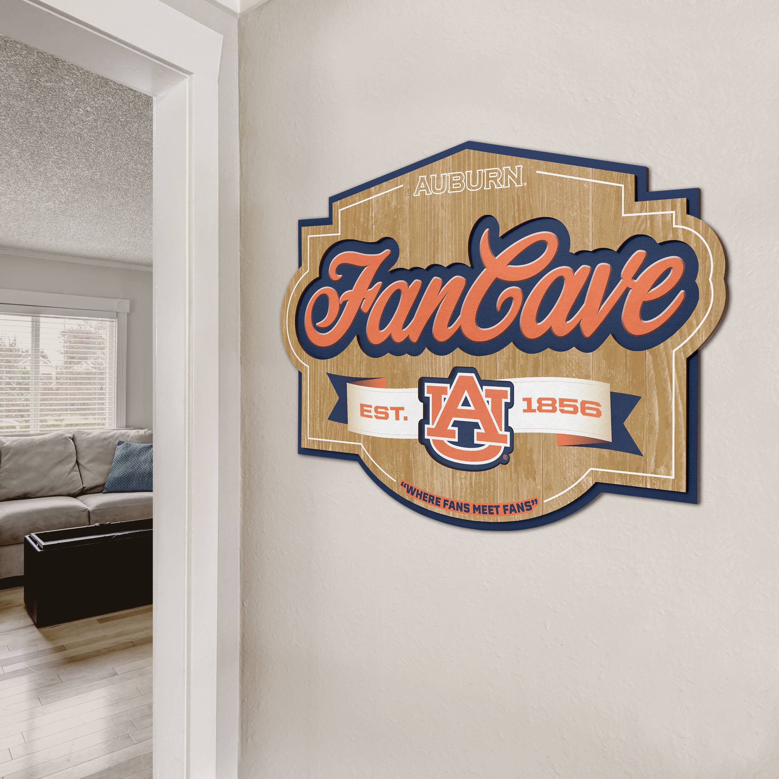 NCAA Fan Cave Sign