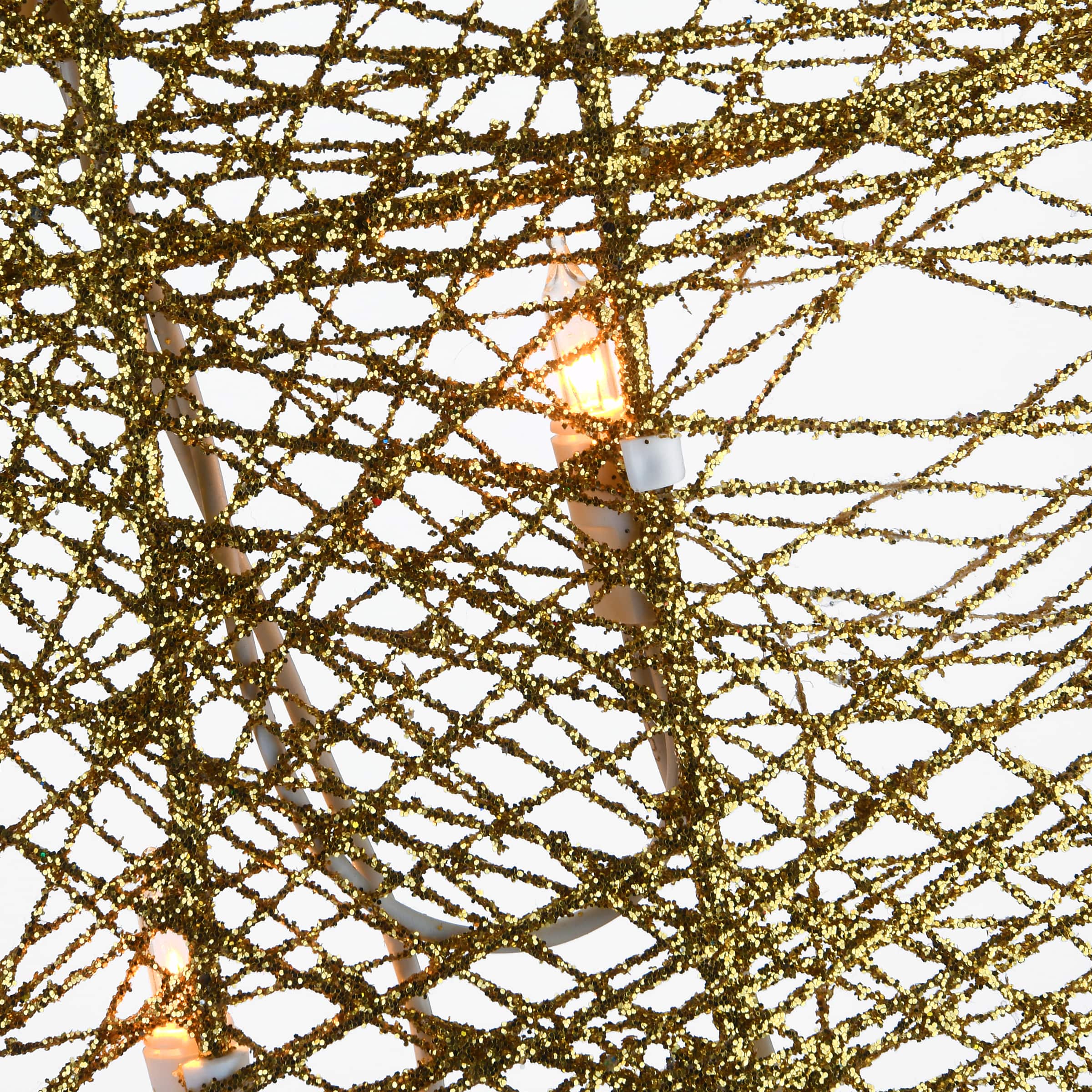 48" Crystal Angel Decoration, Clear Mini LED Lights