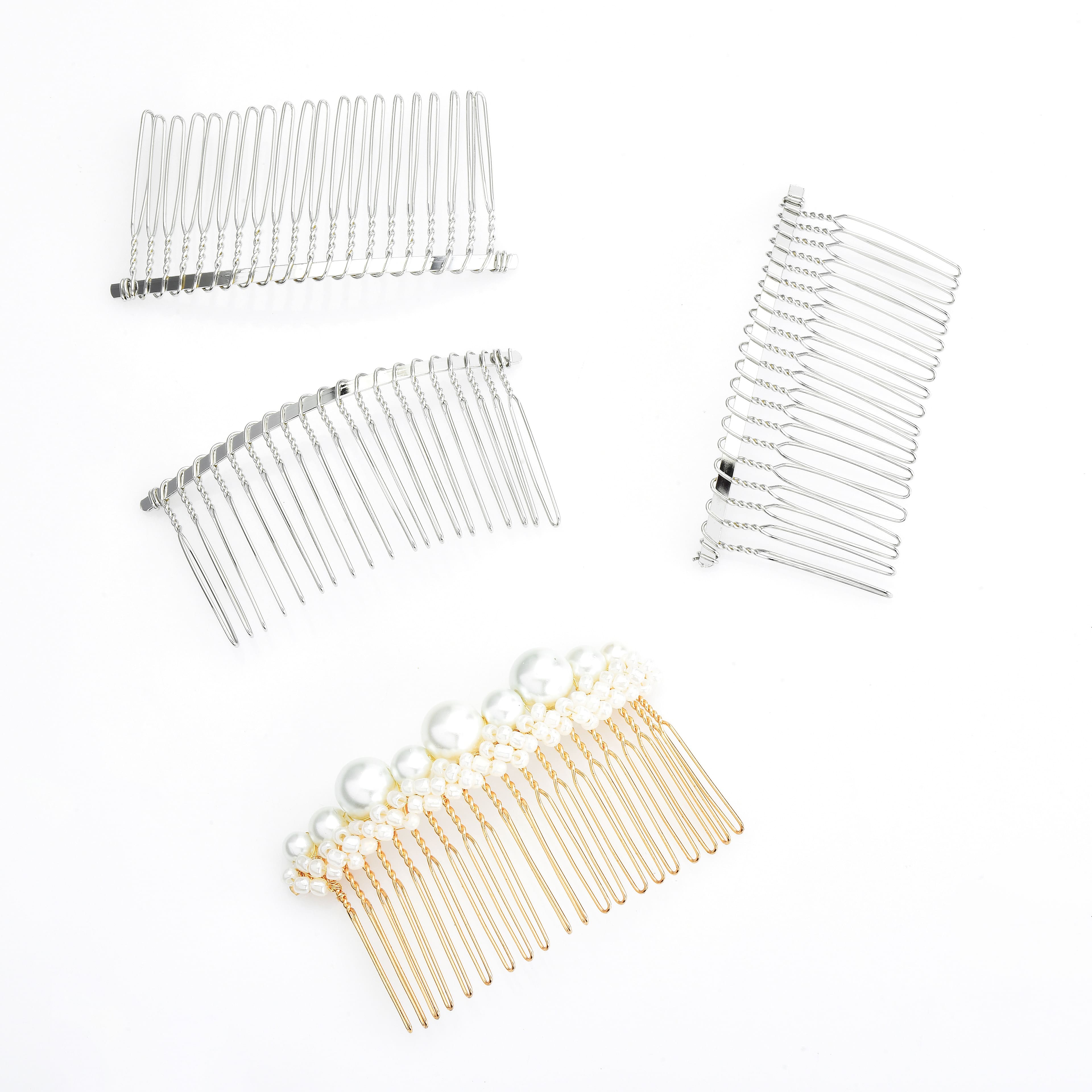 75mm Metal Side Combs, 5ct. by Bead Landing&#x2122;