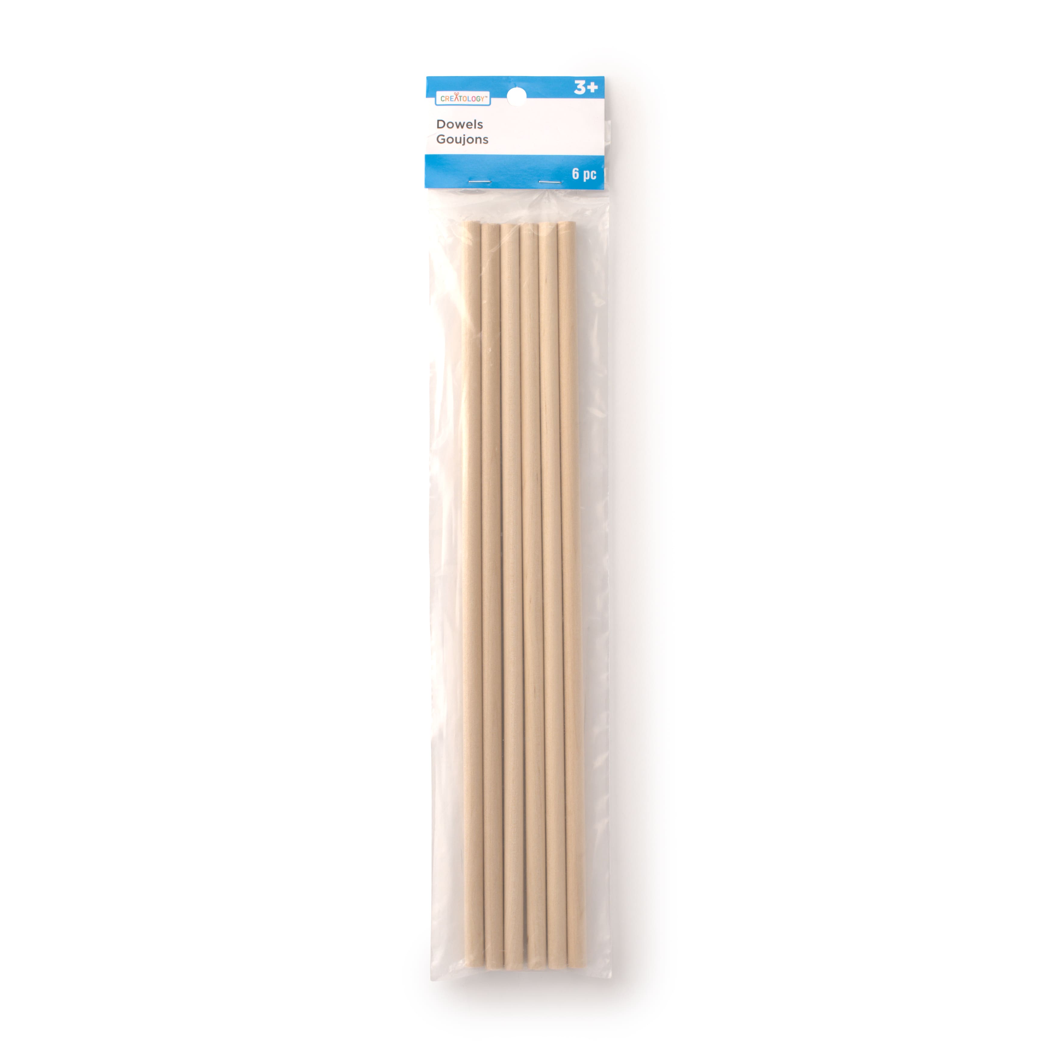 12 Packs: 6 ct. (72 total) 5/16&#x22; x 12&#x22; Wooden Dowels by Creatology&#x2122;