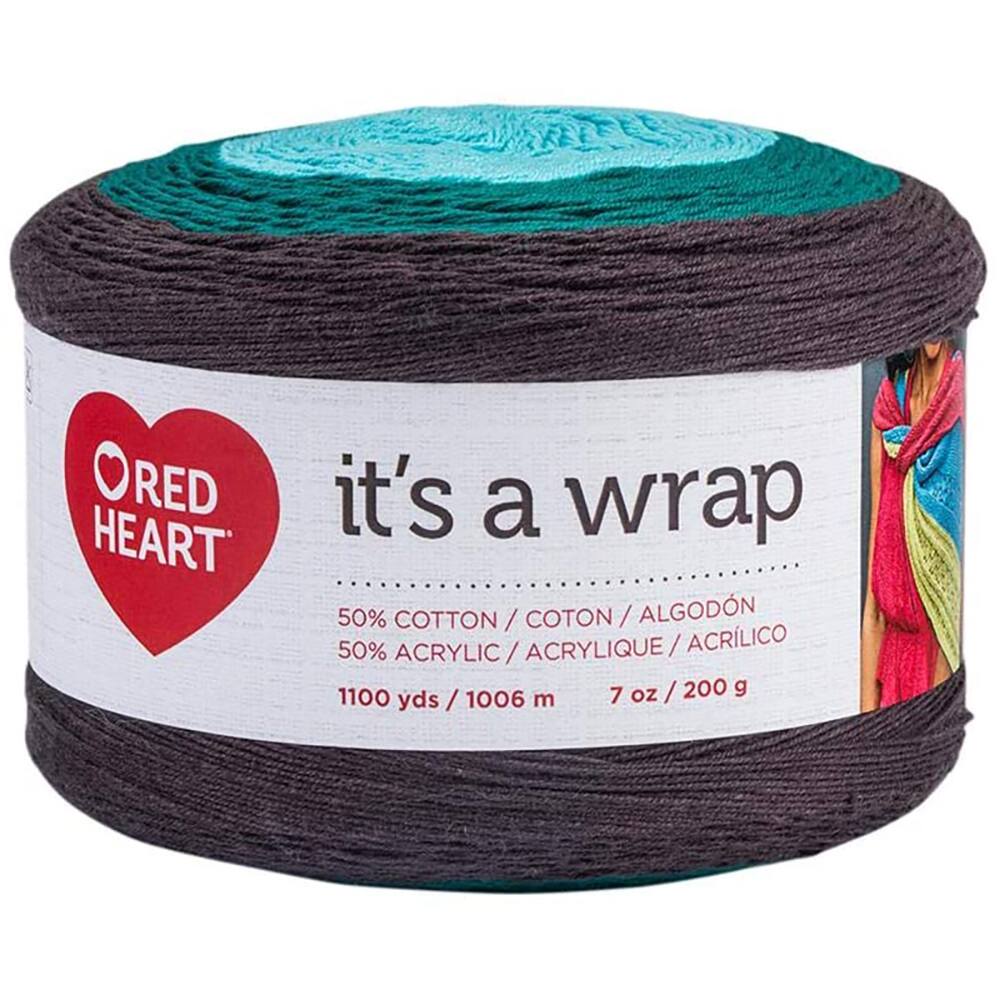 Red Heart® It's A Wrap® Yarn in Action | 7 oz | Michaels®