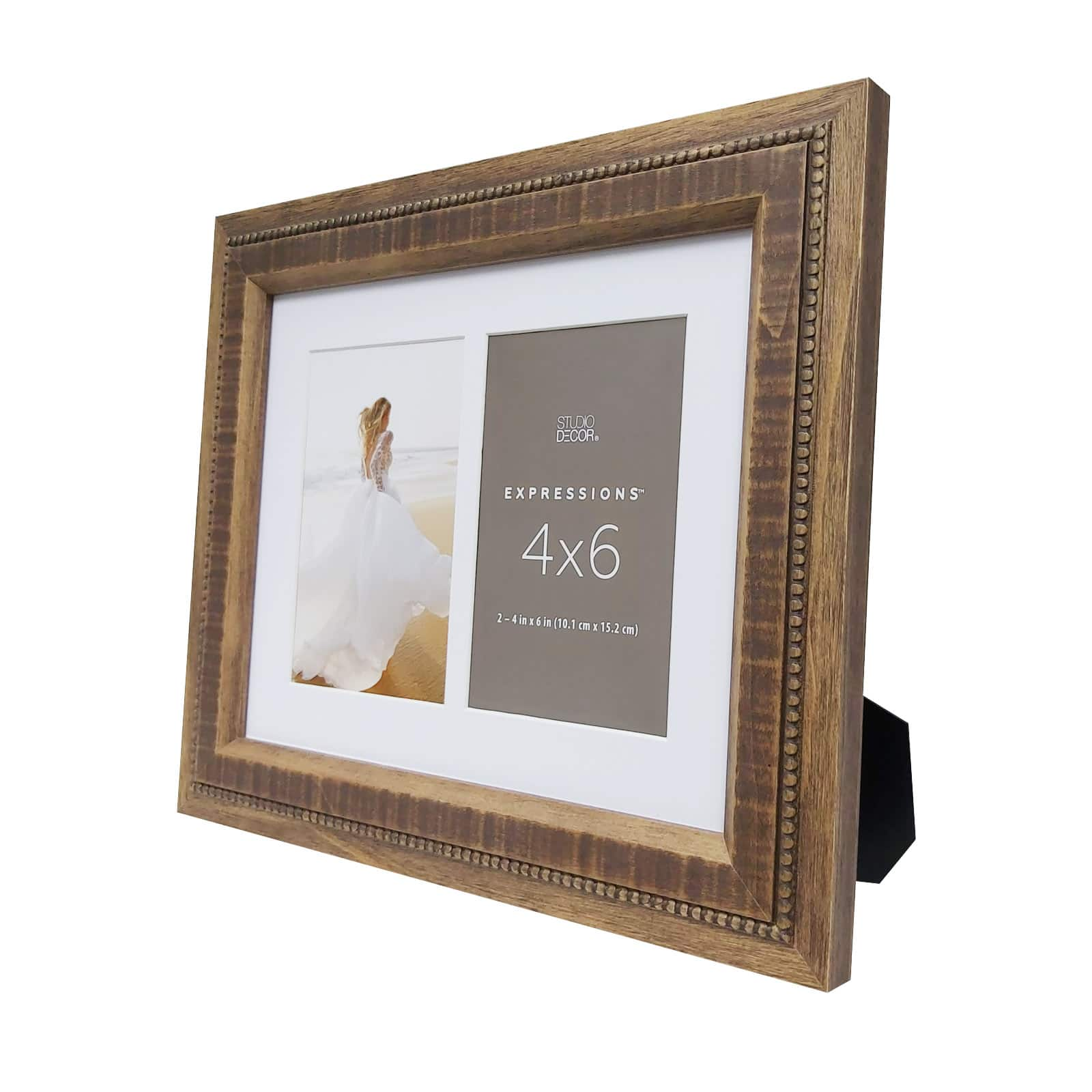 Expressions&#x2122; 2 Opening 4&#x22; x 6&#x22; Natural Seraphina Collage Frame by Studio D&#xE9;cor&#xAE;