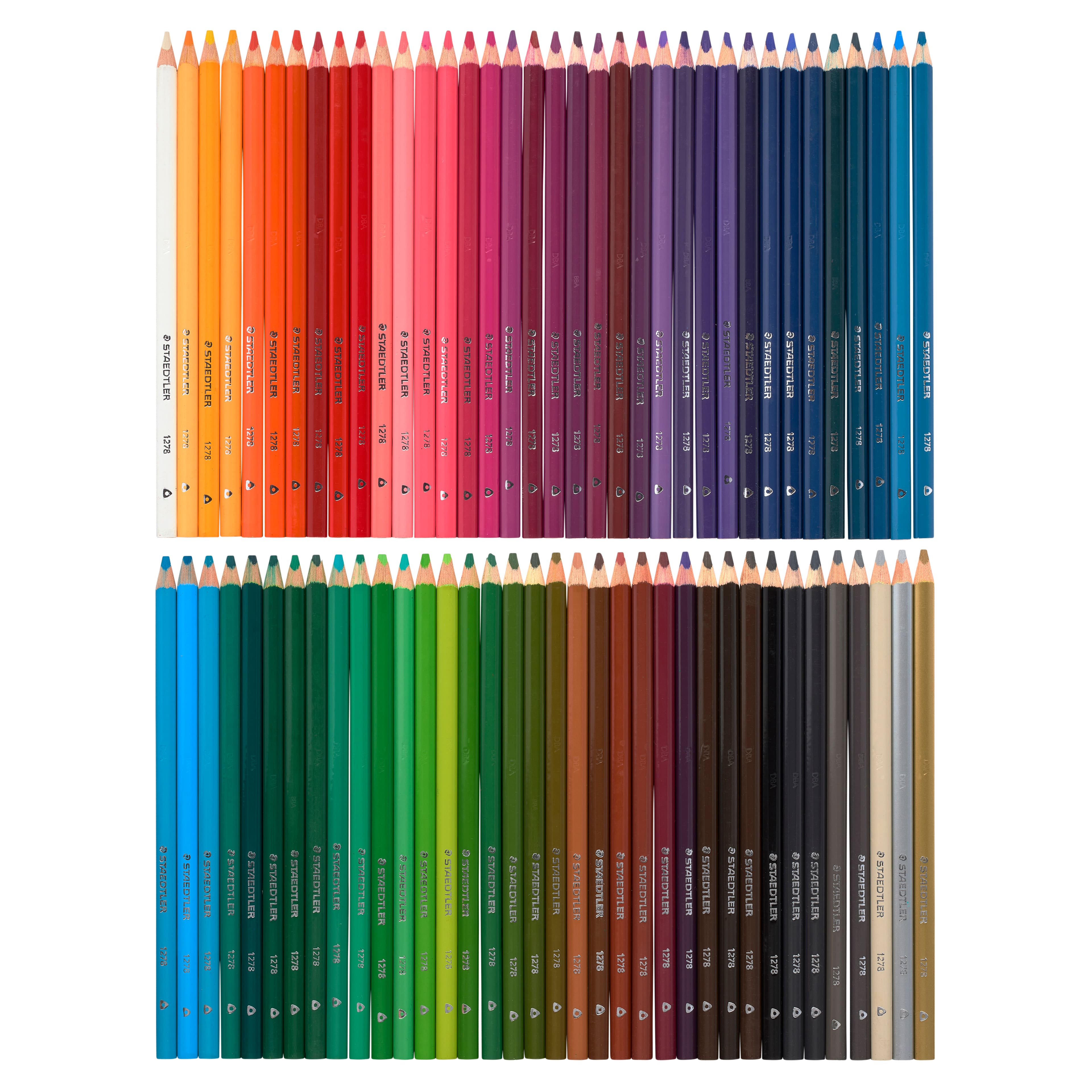 Staedtler - 72 crayons de couleur dans un contenant en étain, Fr