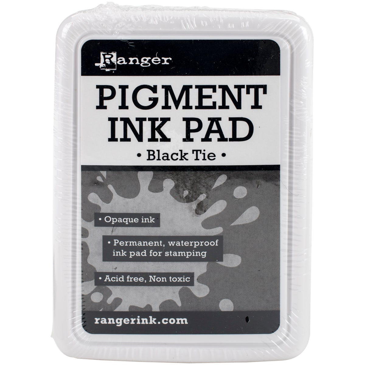 Ranger Pigment Black Tie Ink Pad