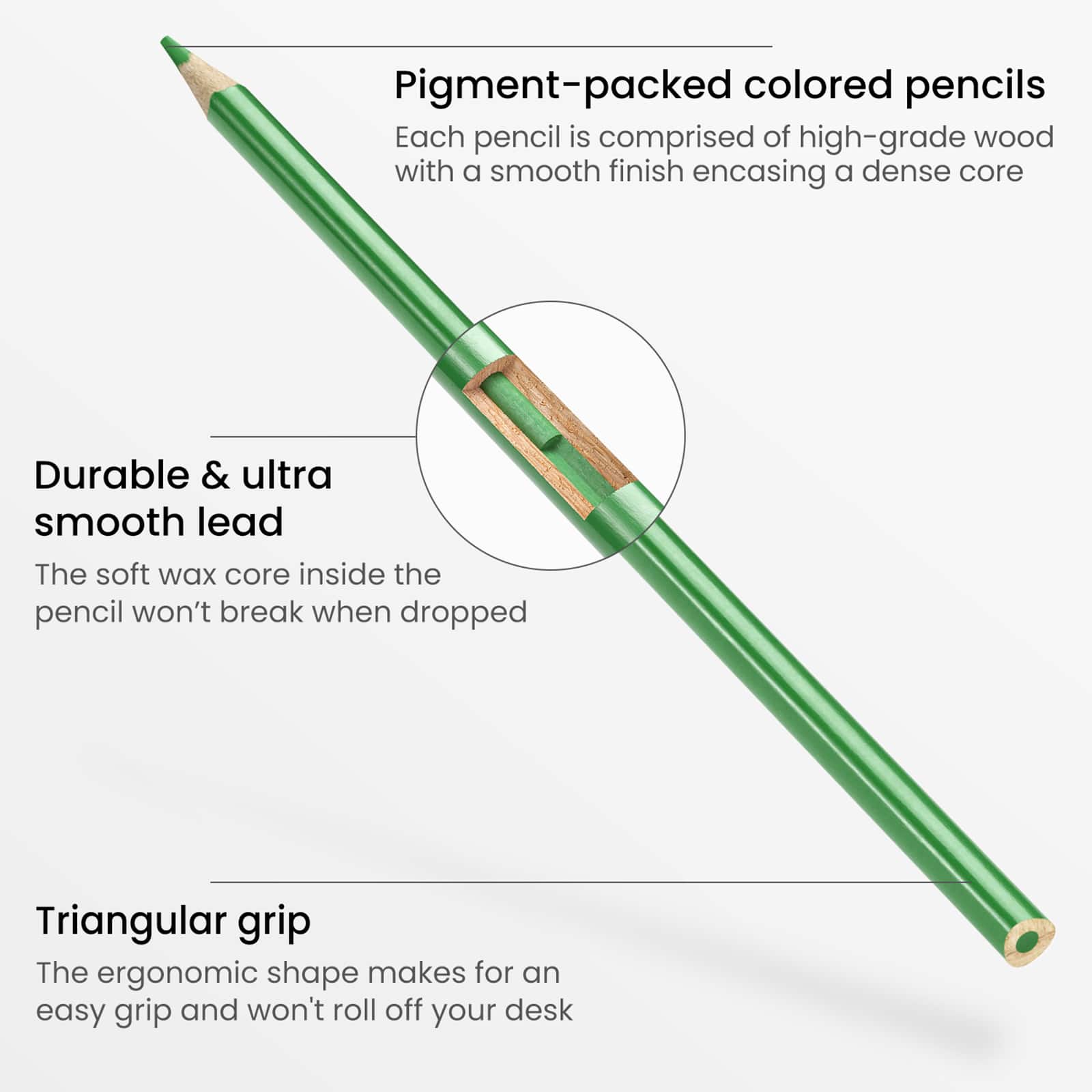 Arteza® Kids 24 Scented Colored Triangular Pencils Set