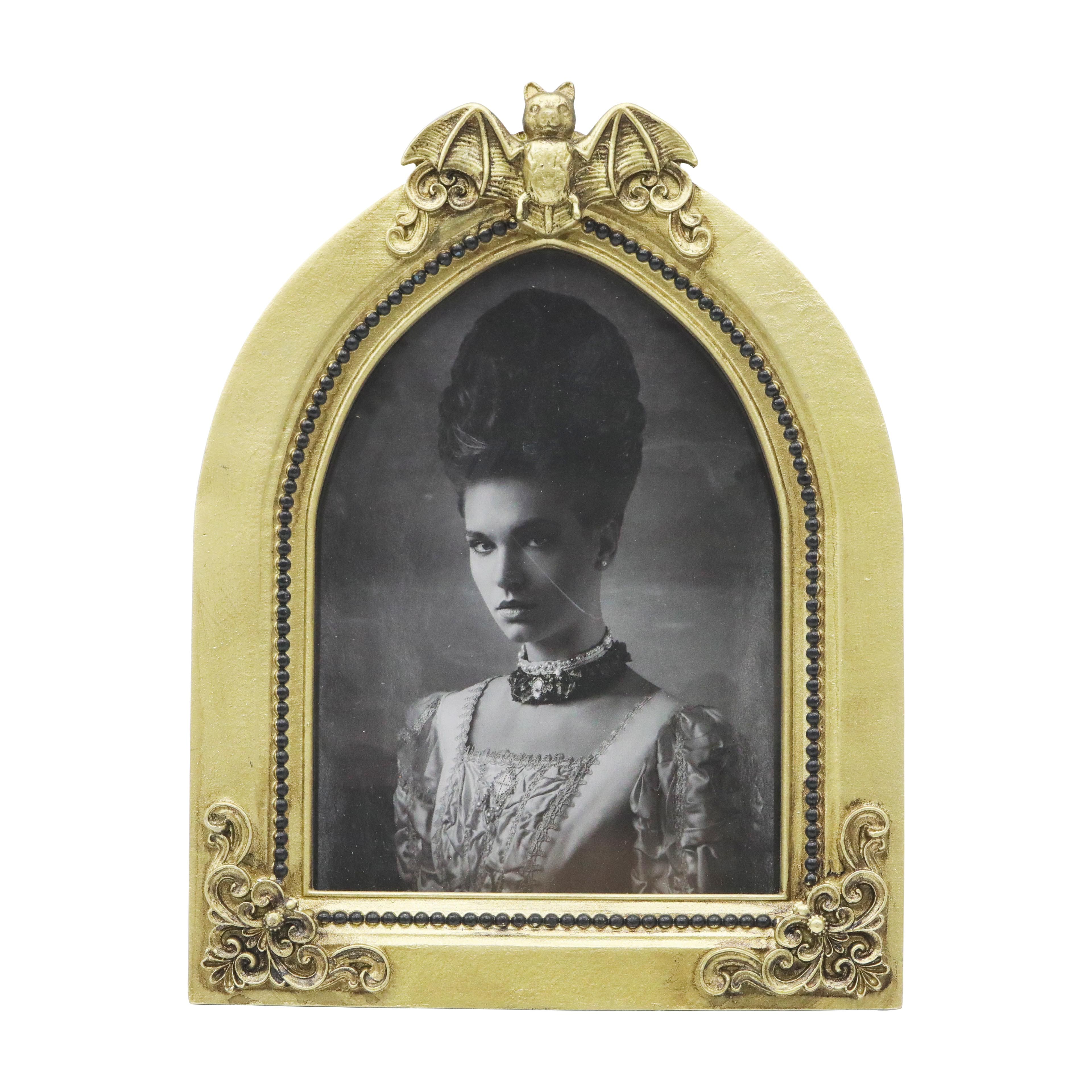 5&#x22; x 7&#x22; Gold Ornate Arch with Bat Tabletop Frame by Ashland&#xAE;