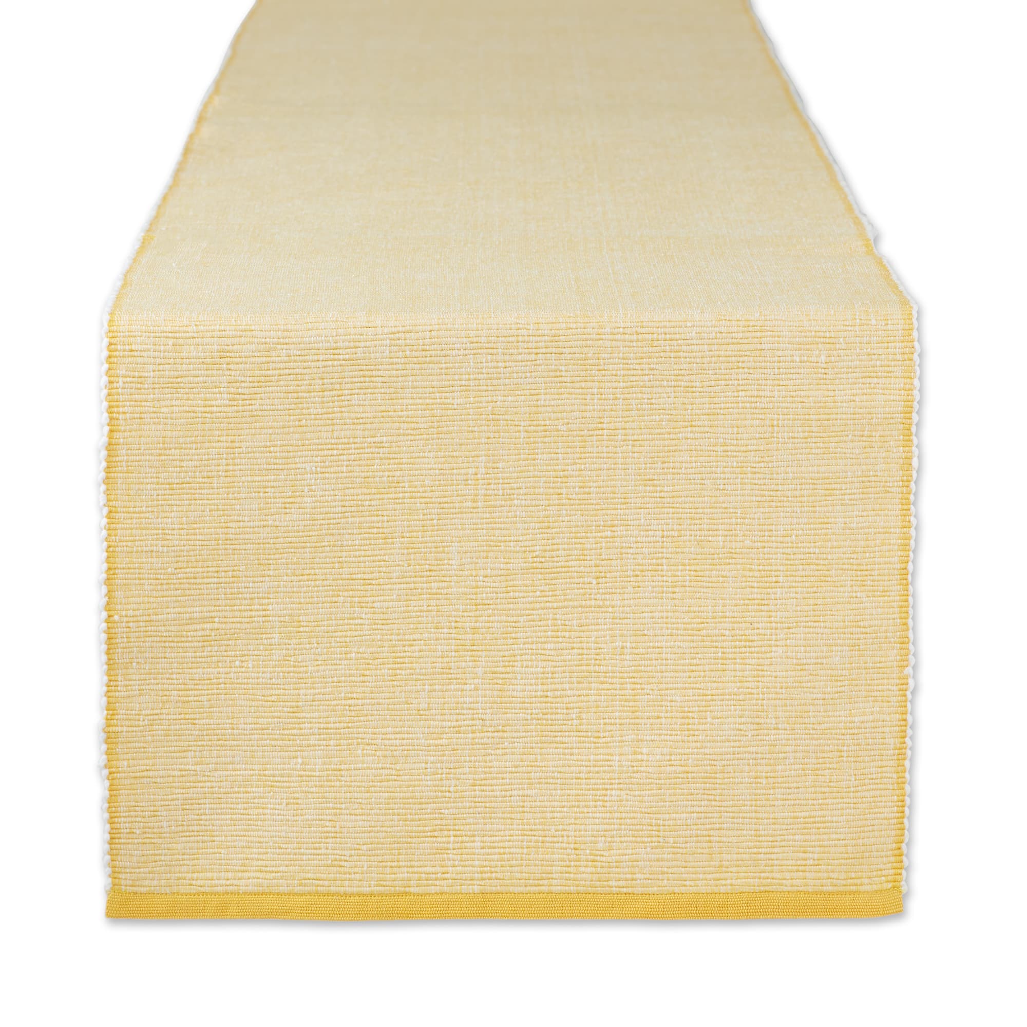 DII® 72" Chambray Ribbed Cotton Table Runner