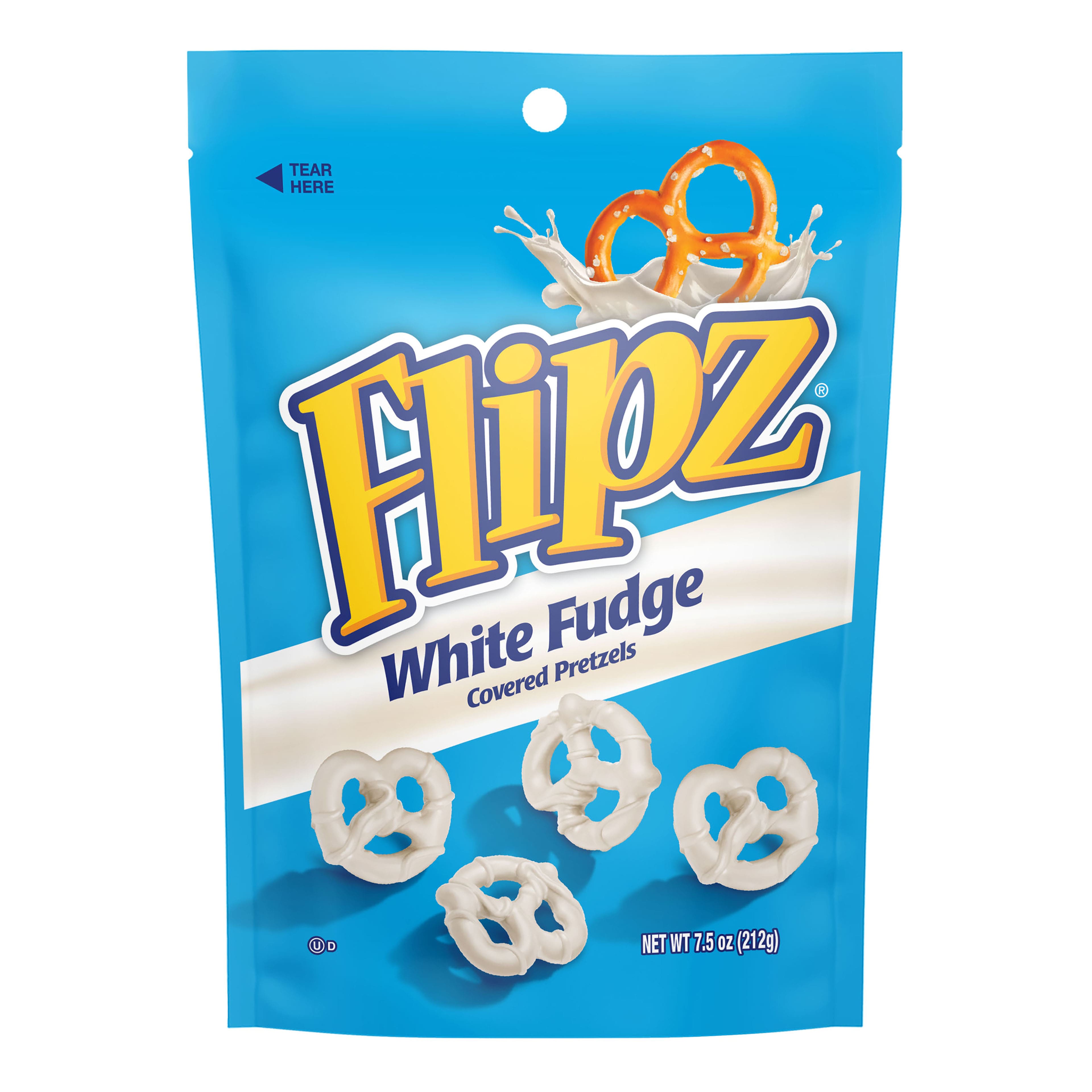 Flipz&#xAE; White Fudge Covered Pretzels