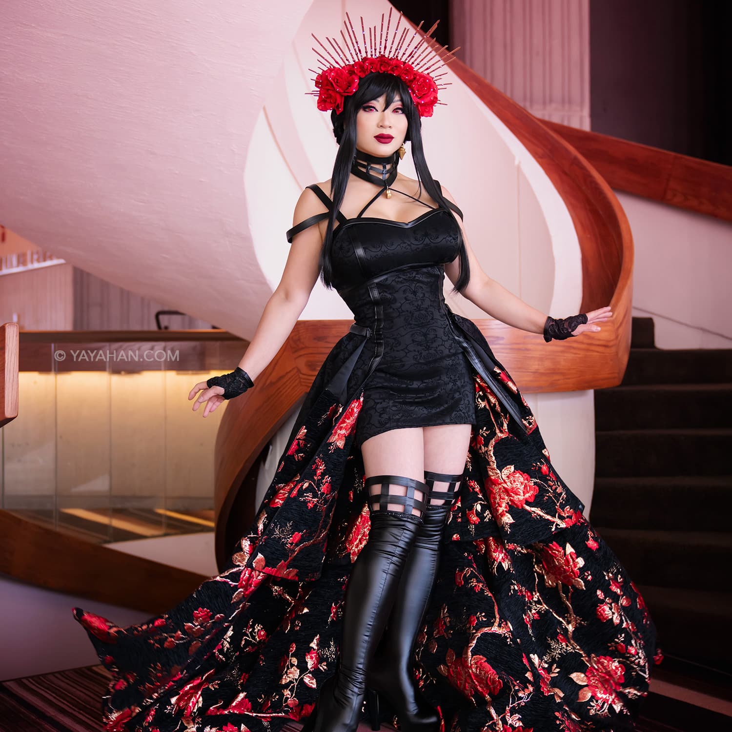 Cosplay by Yaya Han Black 4-Way Stretch Pleather Fabric
