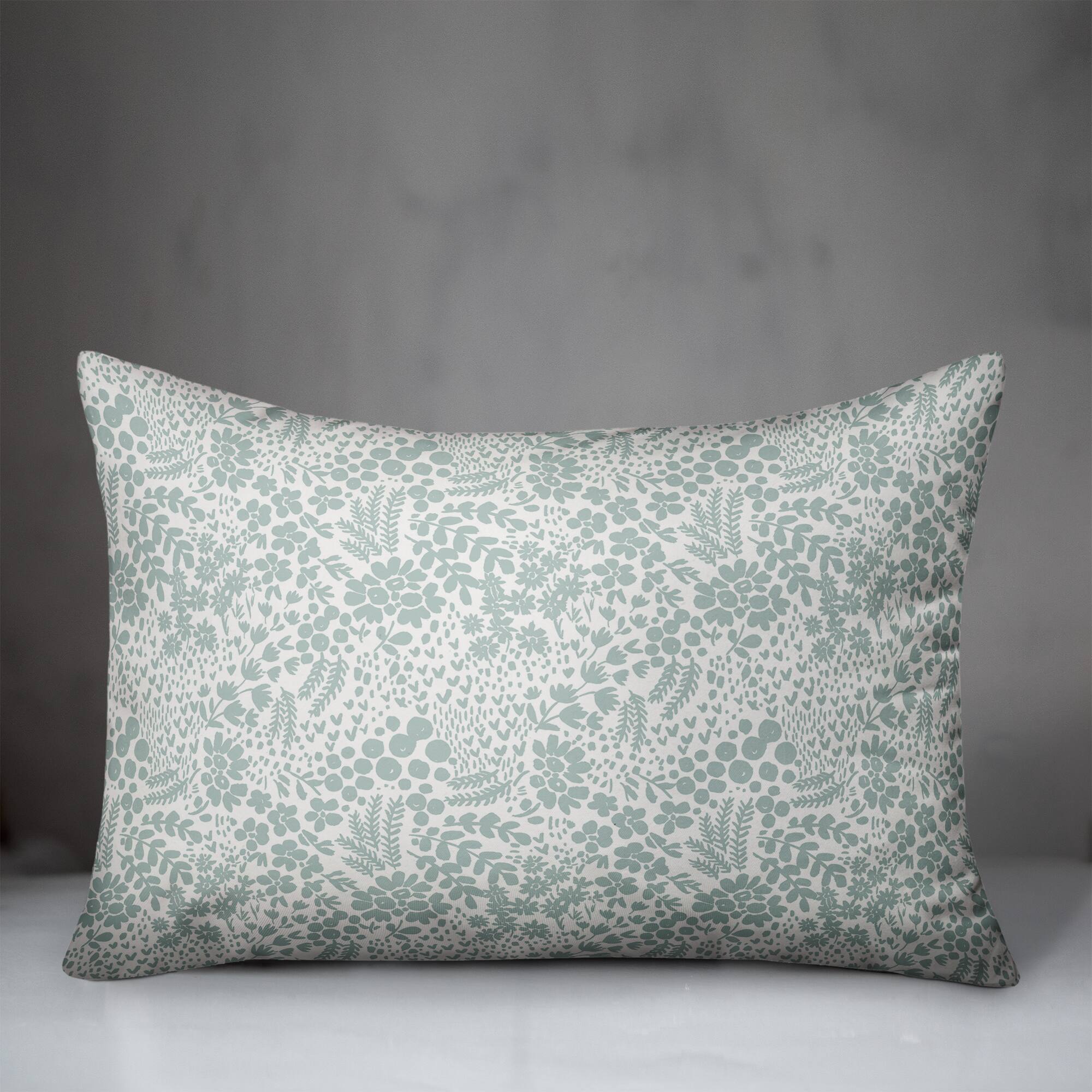 Dainty Floral Throw Pillow
