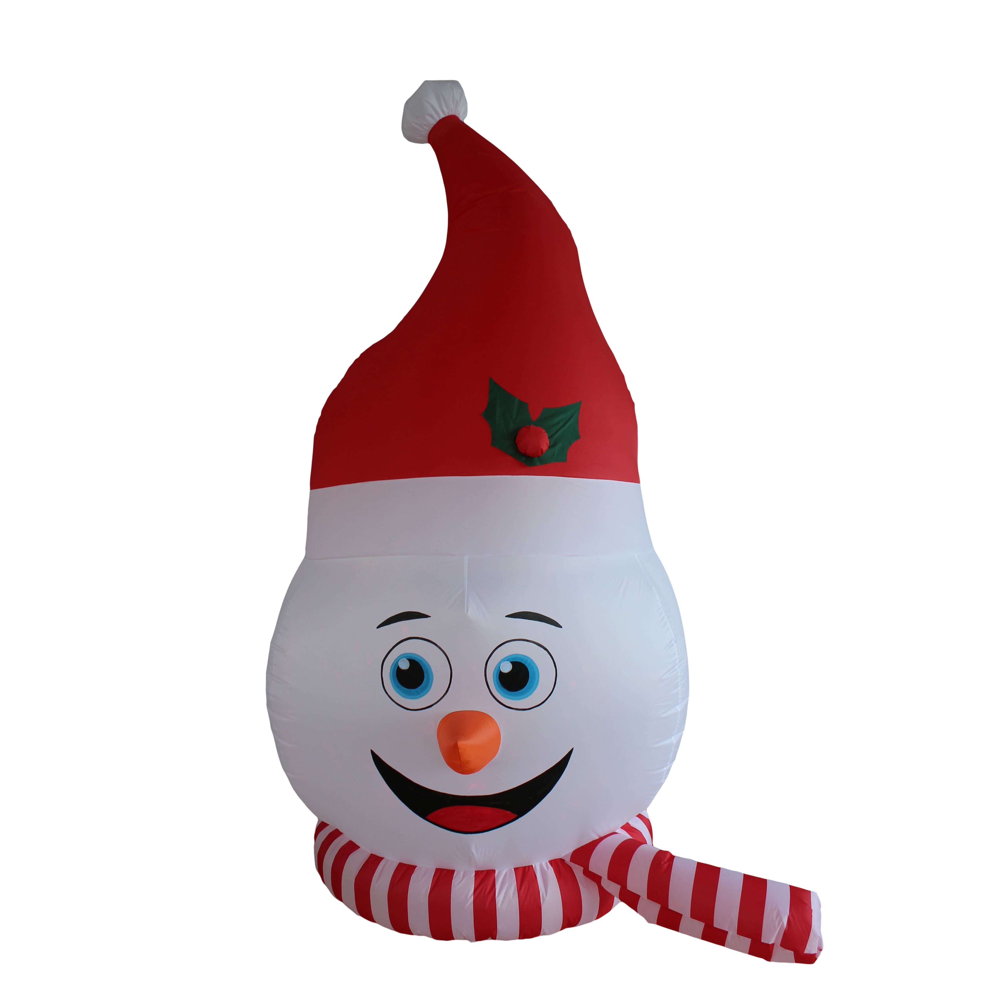 8ft. Inflatable Snowman Head with Shimmer Light
