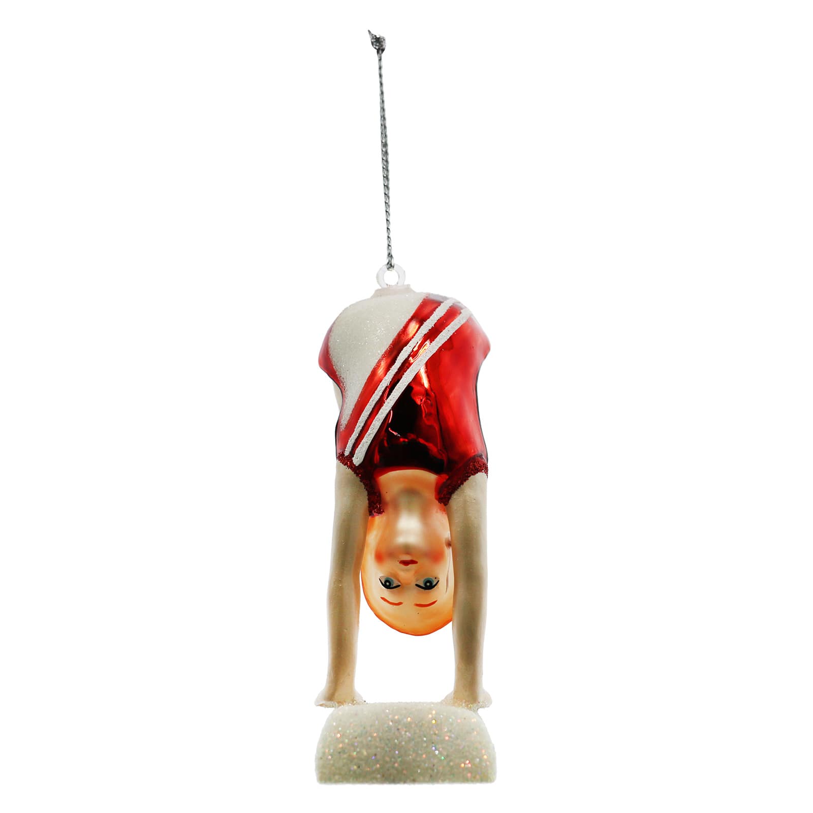 4&#x22; Gymnastics Girl Glass Ornament by Ashland&#xAE;