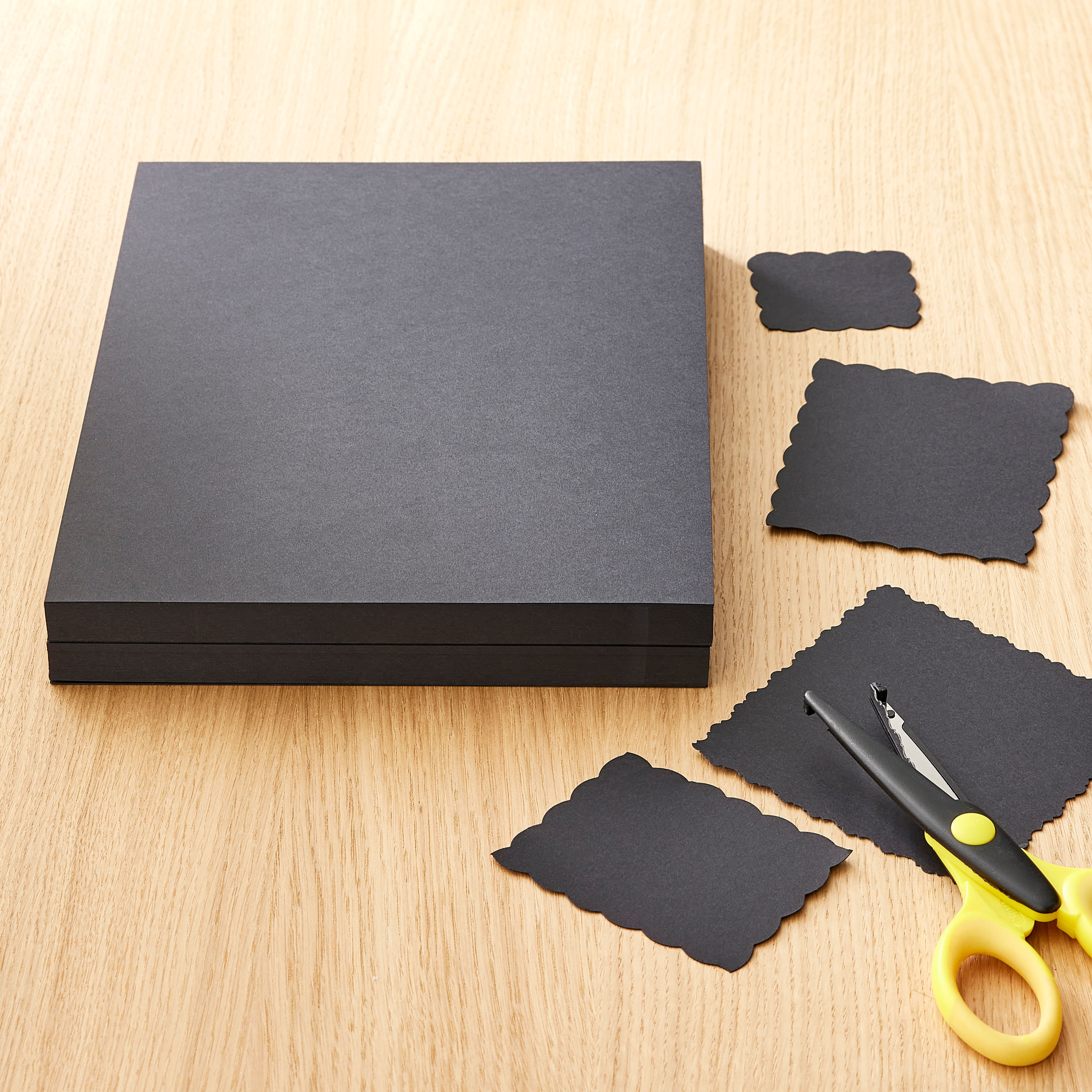  20 Sheets, Heavy Black Cardstock - 8.5 x 11, 110 lb (300  gsm) : Arts, Crafts & Sewing