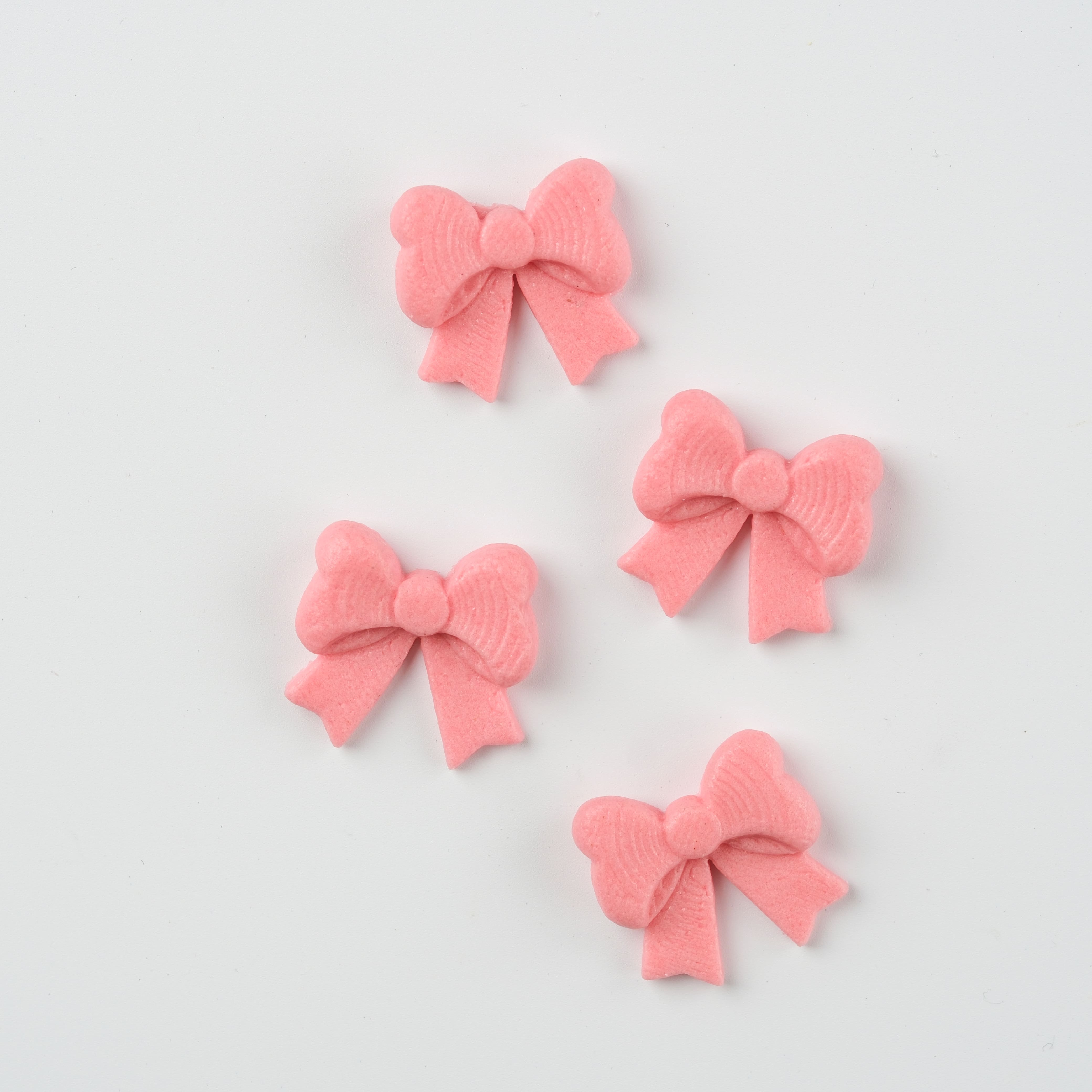 PME Cake Sweet Street&#xAE; Pink Shimmer Bows Icing Decorations