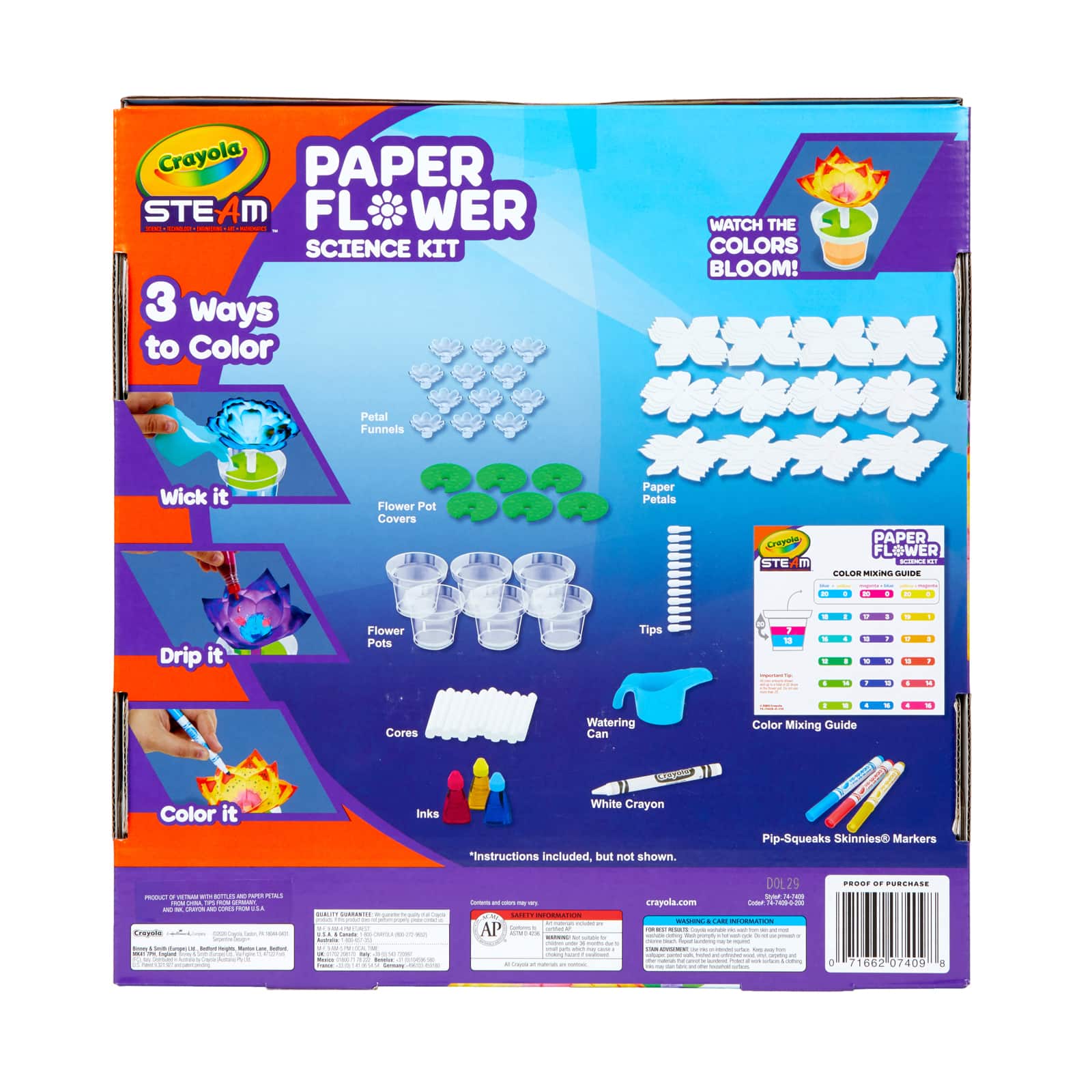 Crayola&#xAE; S.T.E.A.M Paper Flower Science Kit