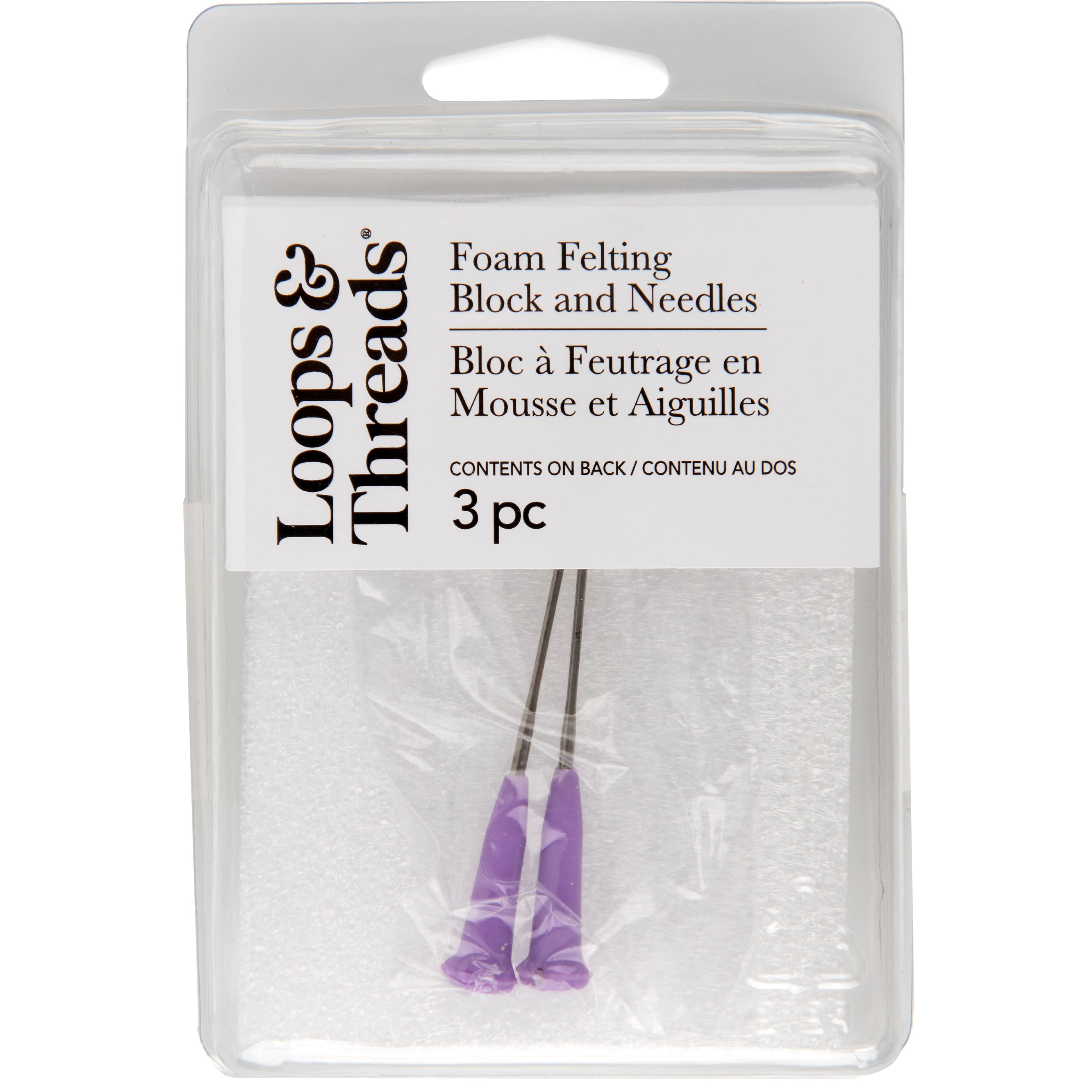 Felting Needles &#x26; Foam Block Set by Loops &#x26; Threads&#xAE;