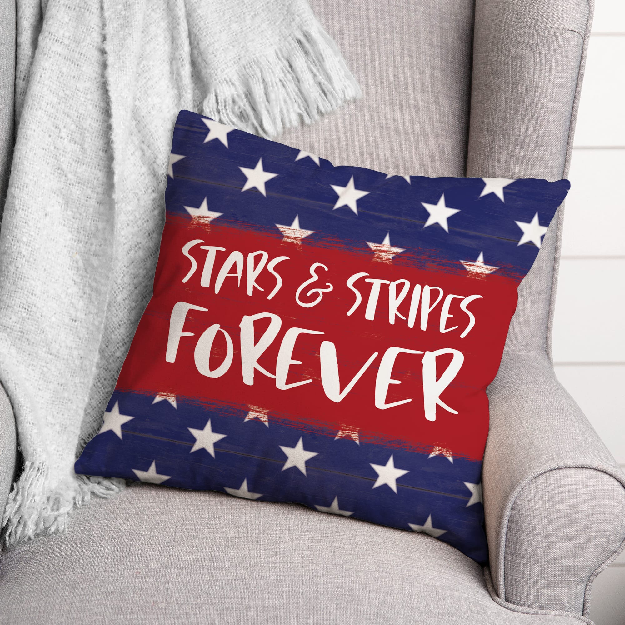 Stars & Stripes Forever Accent Pillow