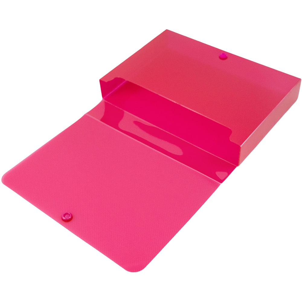 JAM Paper Red Plastic Index Card Case