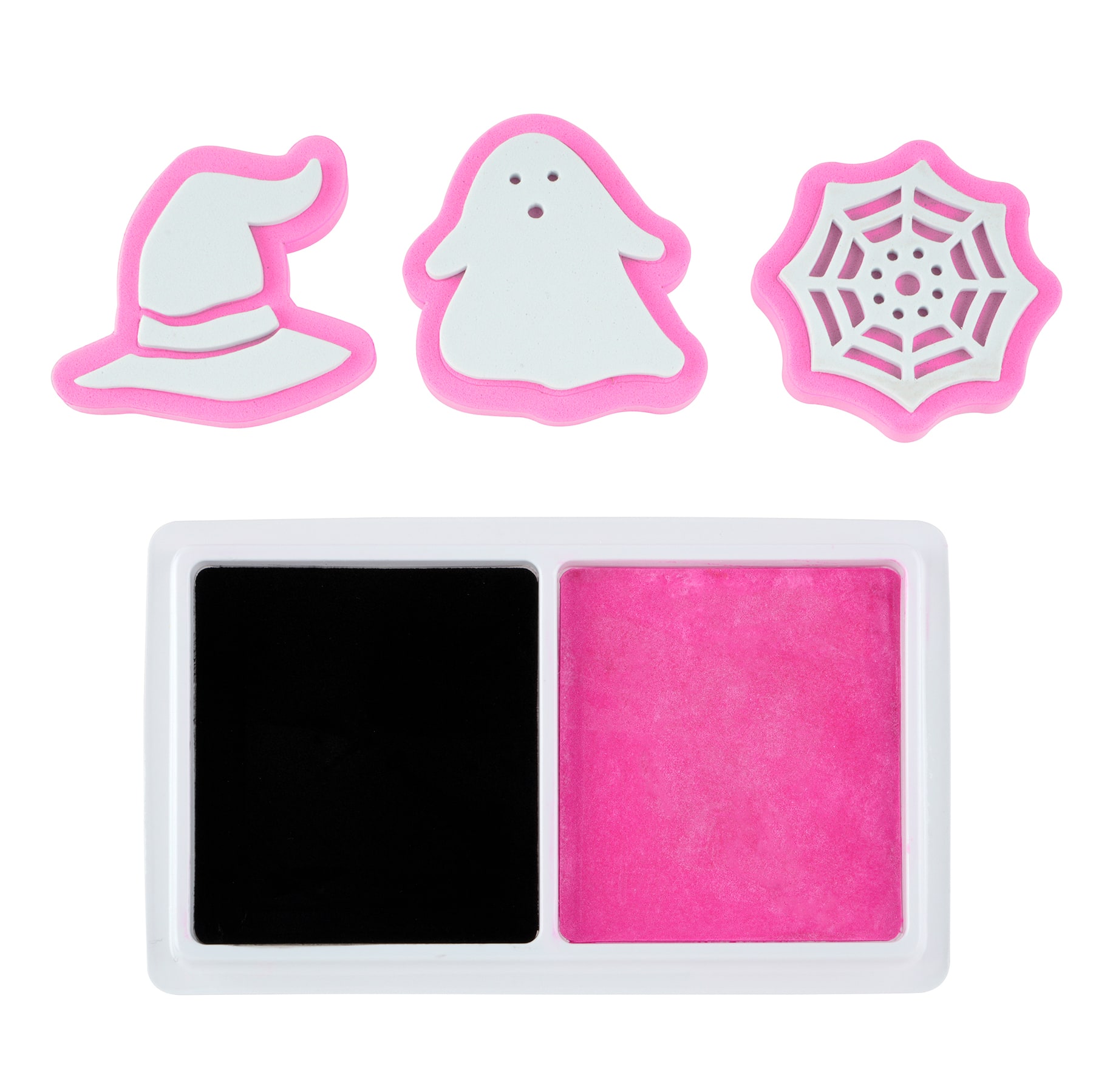 Pink & Black Halloween Foam Stamp Kit by Creatology™