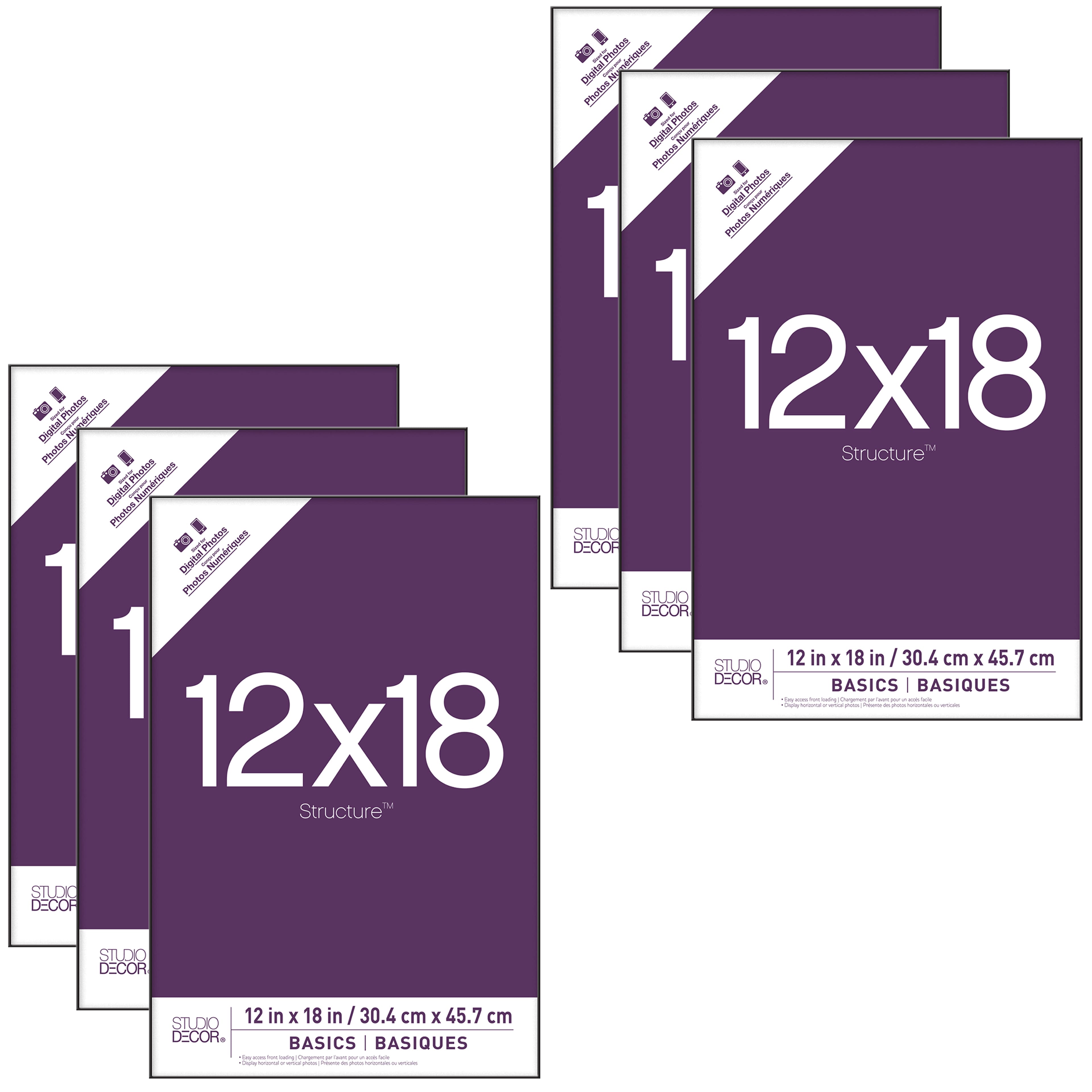 6 Pack: Black Frame, Basics by Studio Décor®