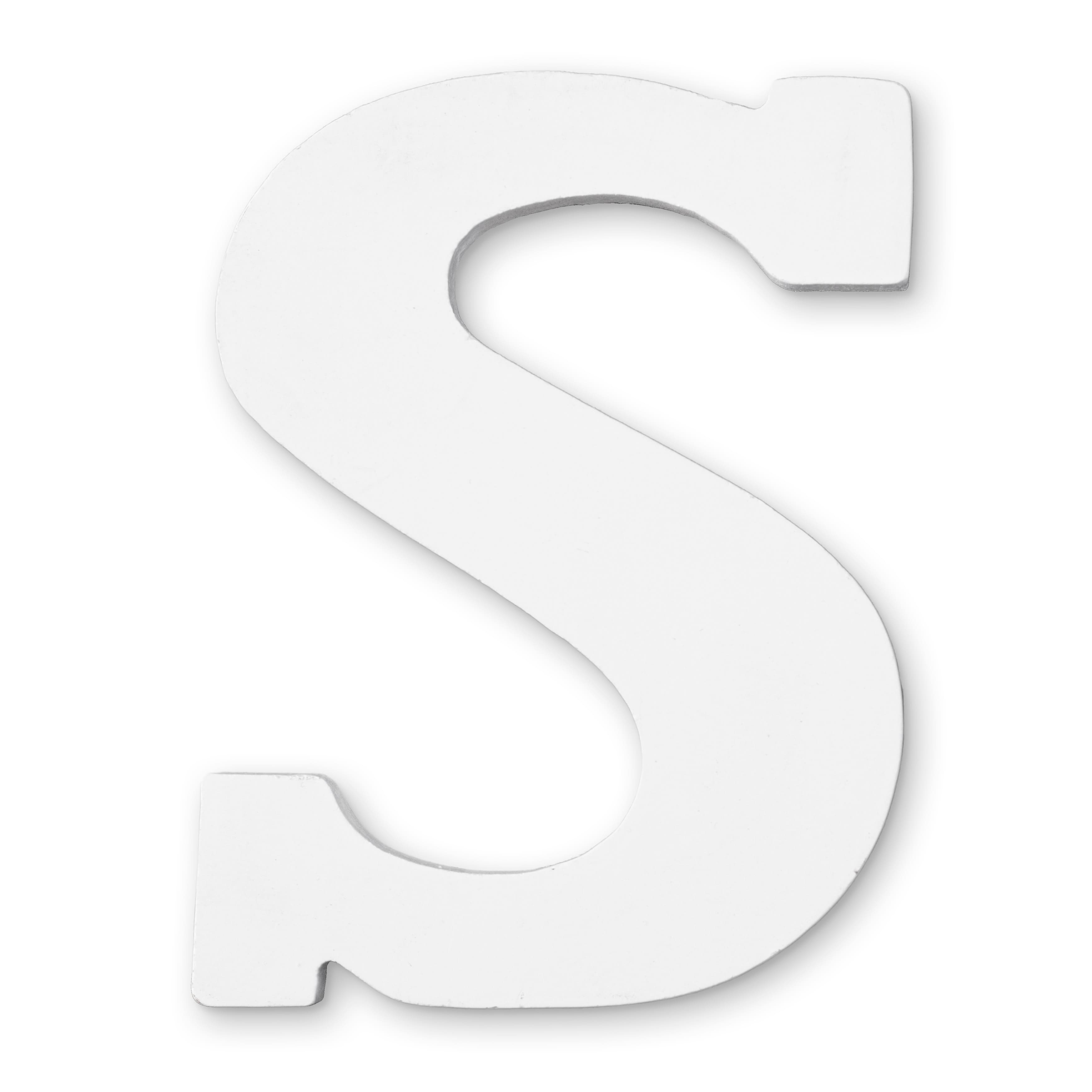 12 Pack: 4.75" White Wood Letter by Make Market®