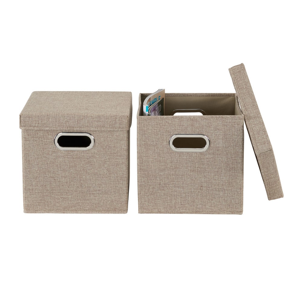 Household Essentials Storage Bins with Lids, 2ct.