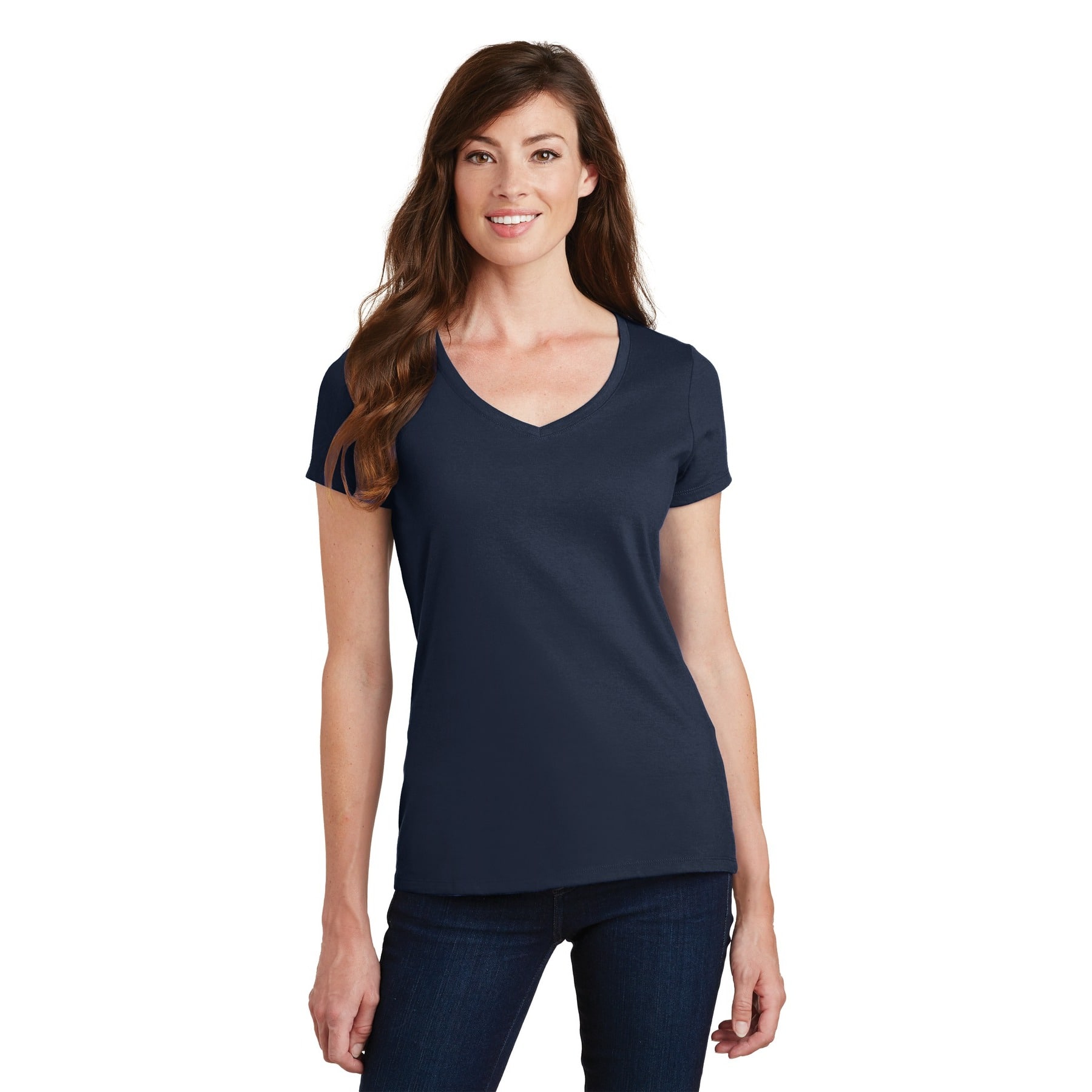 Port & Company® Fan Favorite™ Ladies V-Neck T-Shirt