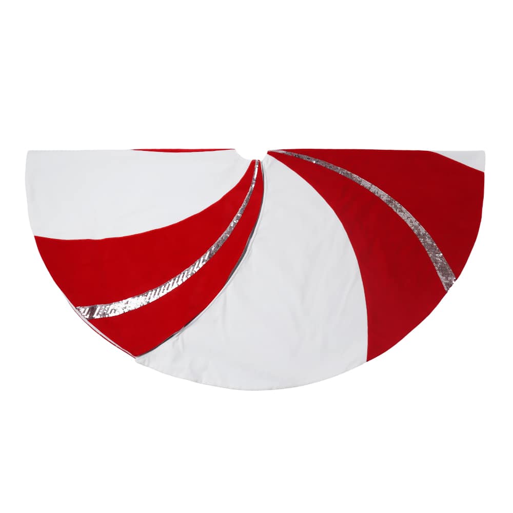 4ft. Peppermint Sequin Tree Skirt by Ashland&#xAE;
