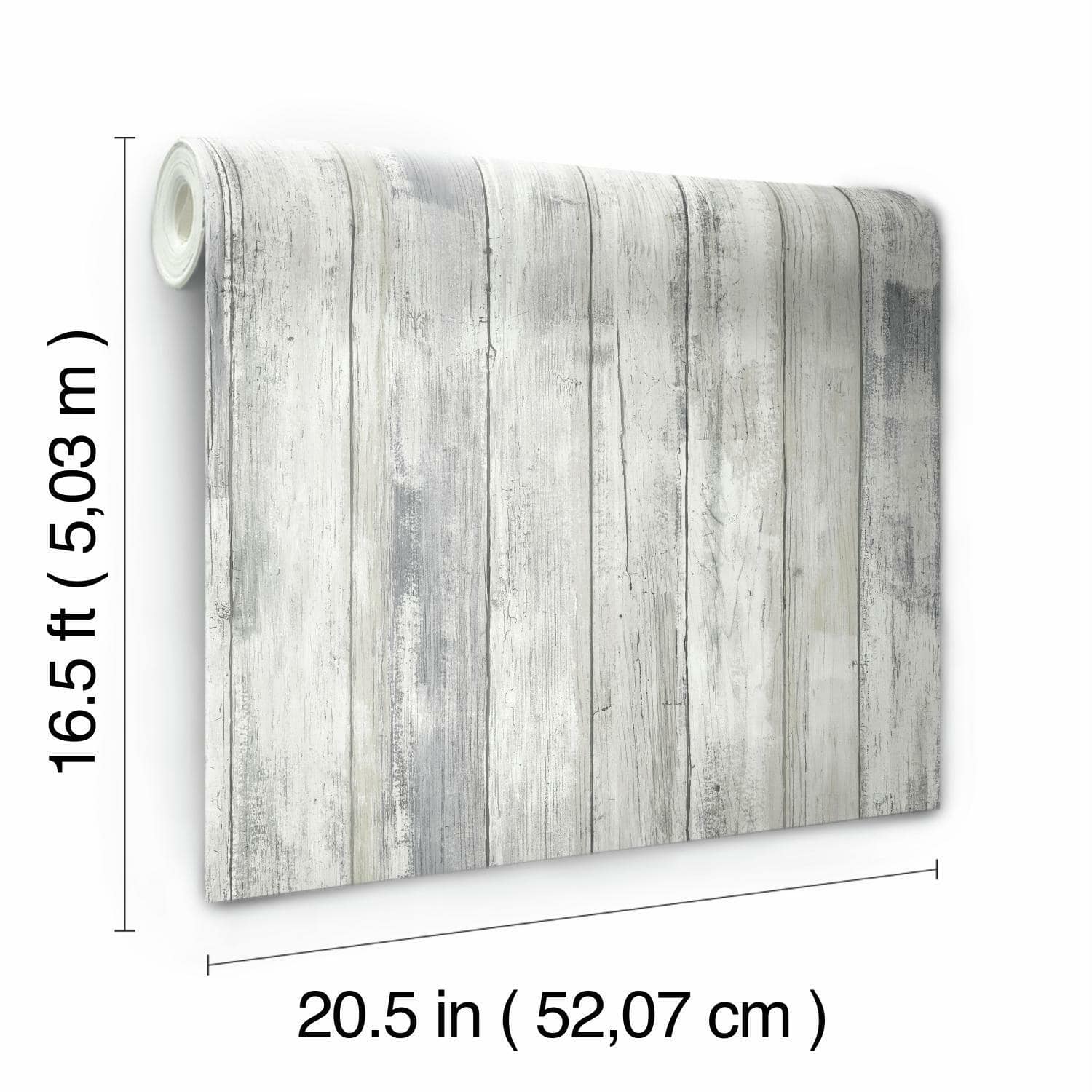 RoomMates Weathered Planks Peel &#x26; Stick Wallpaper